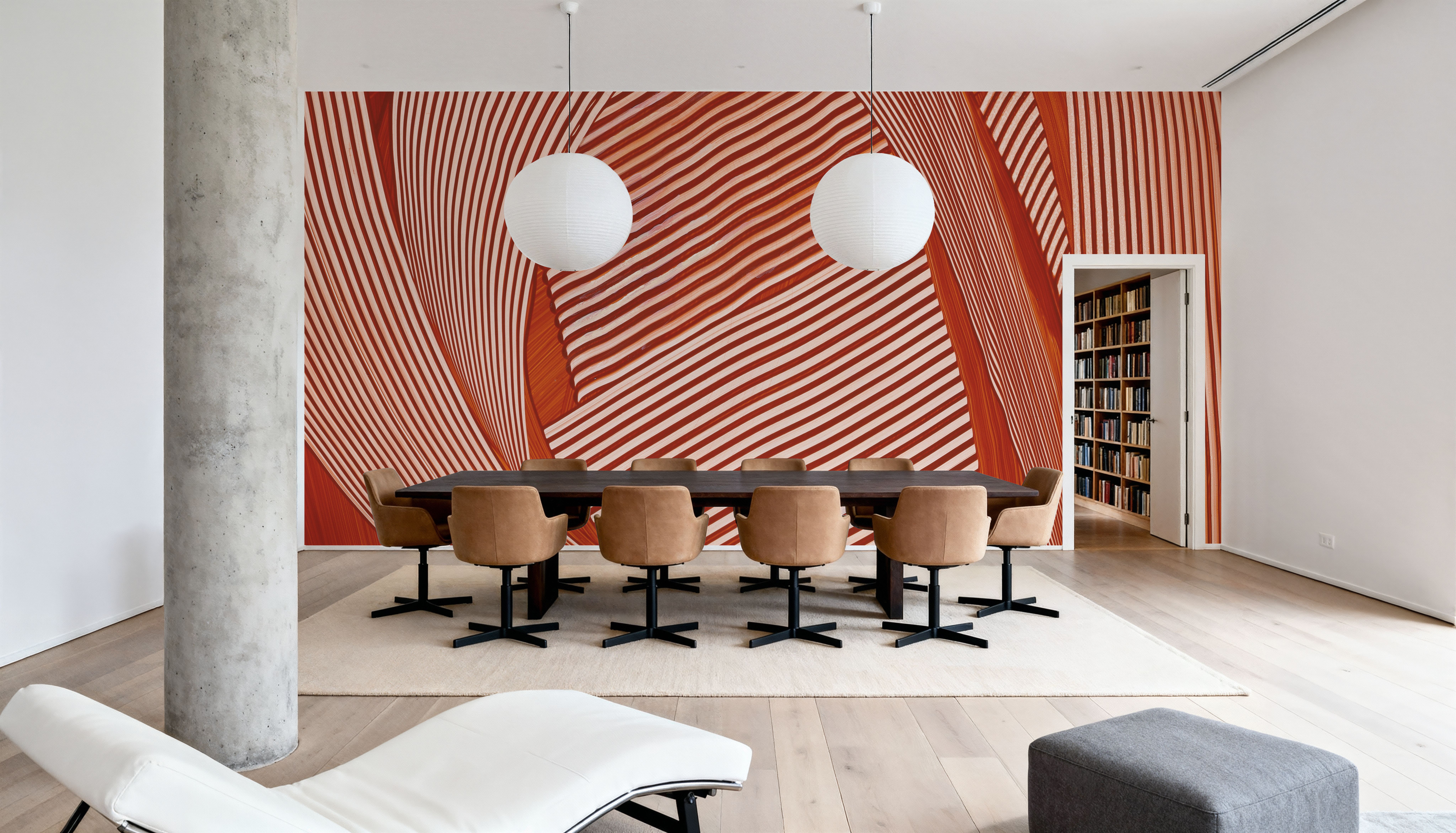 Weaving Red, Papier peint