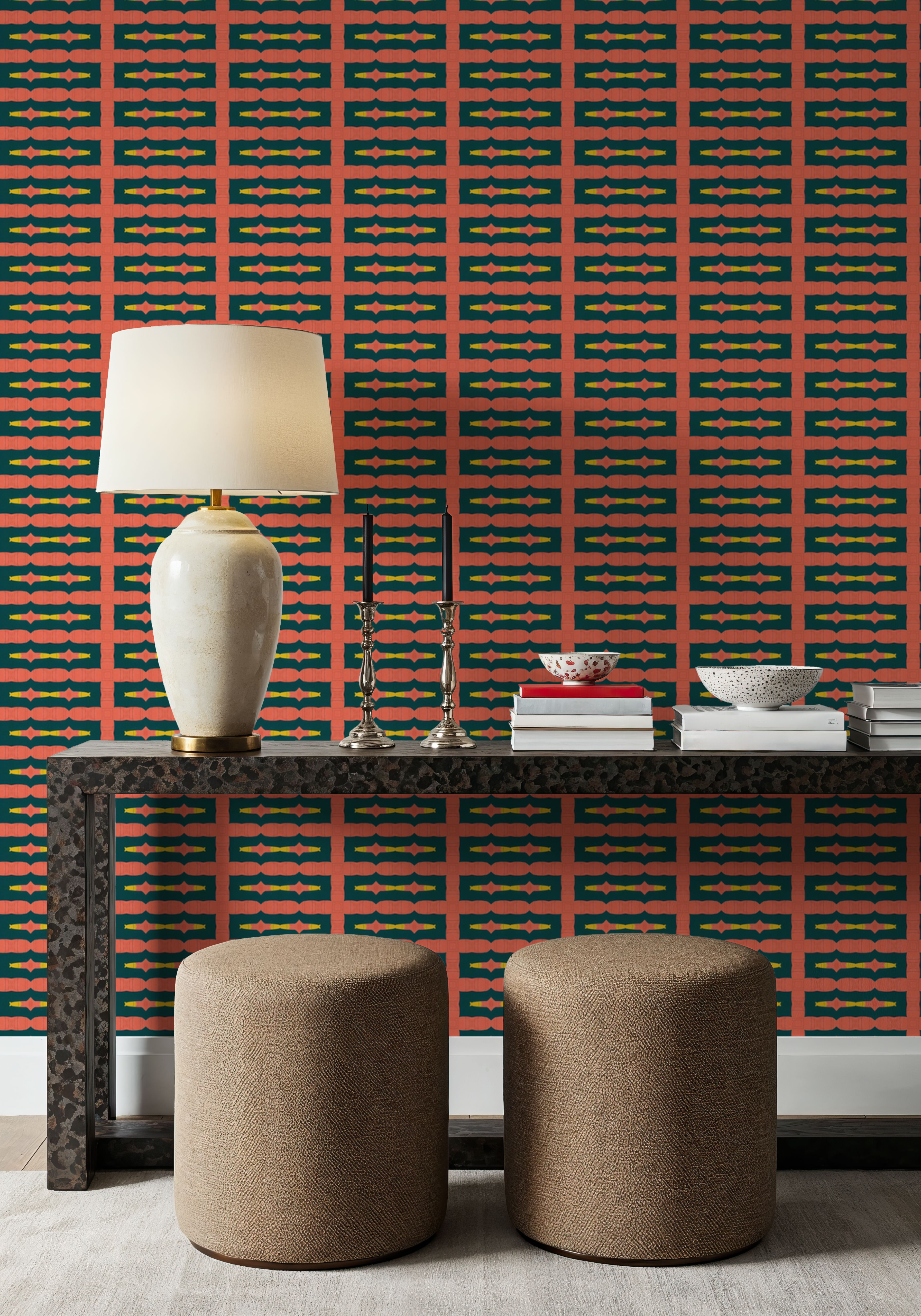 Tie-Dye Sirlim, Carte da parati