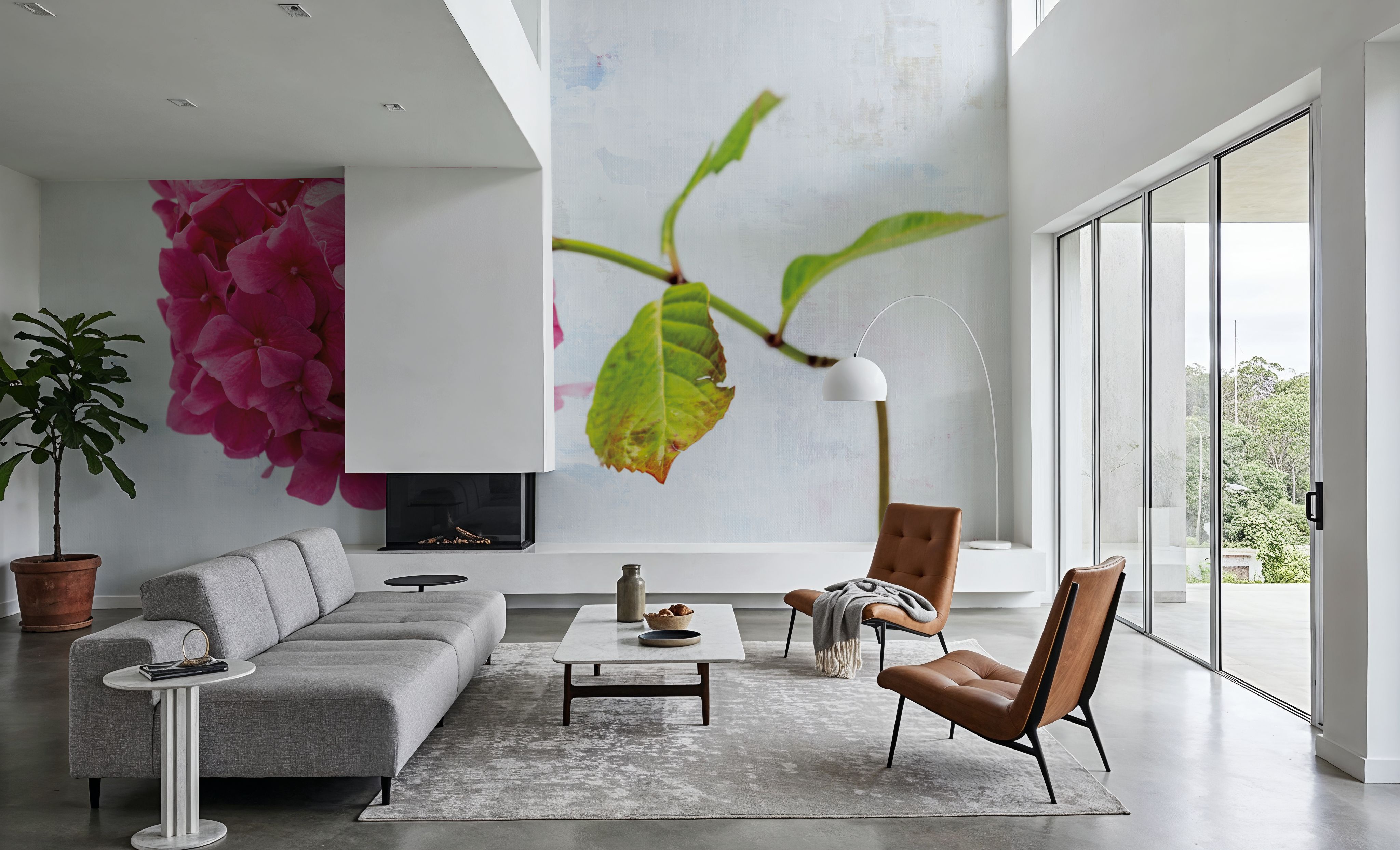 Bright Pink Hydrangea