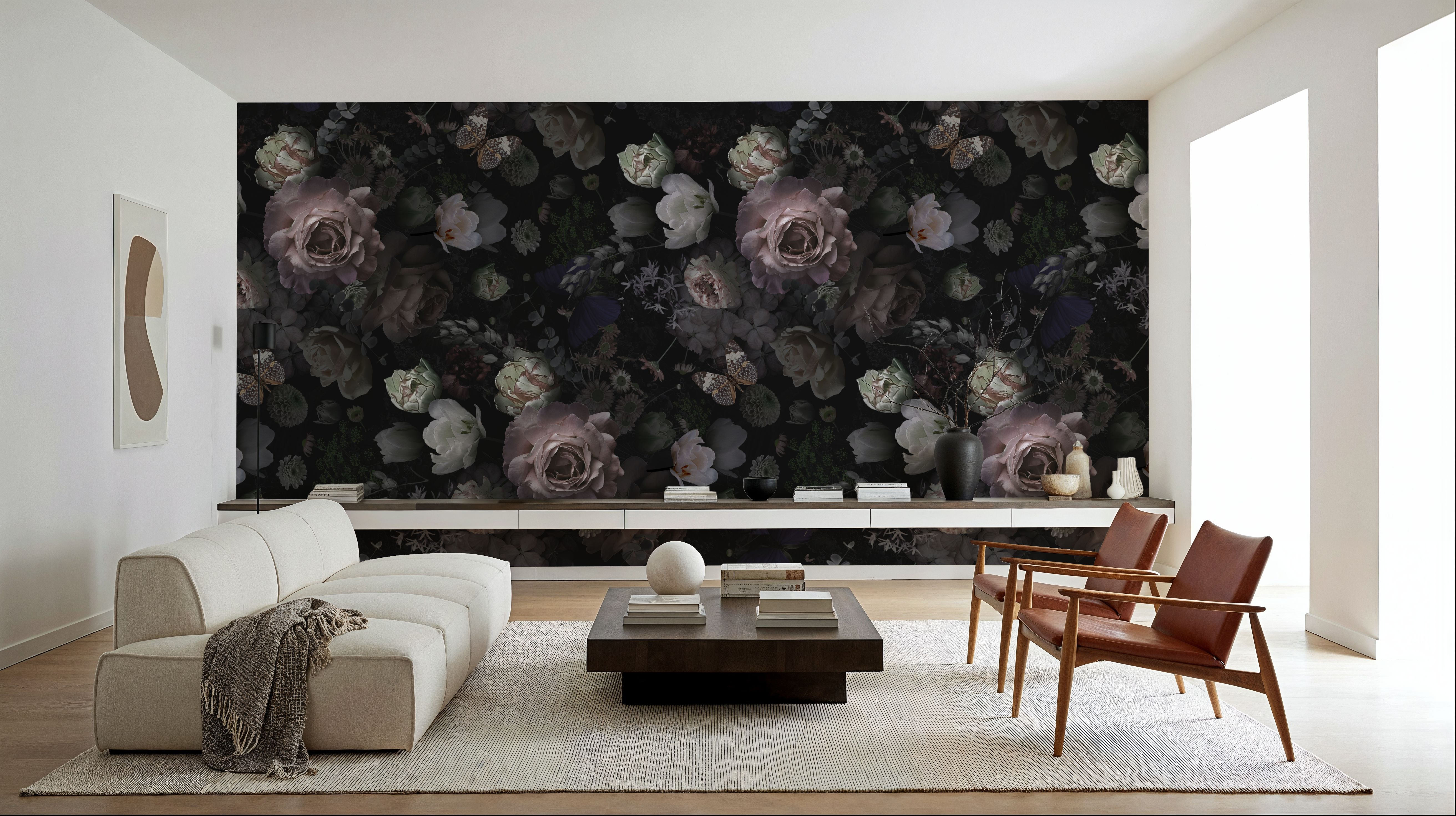 Blooming Rose Garden, Papel de parede