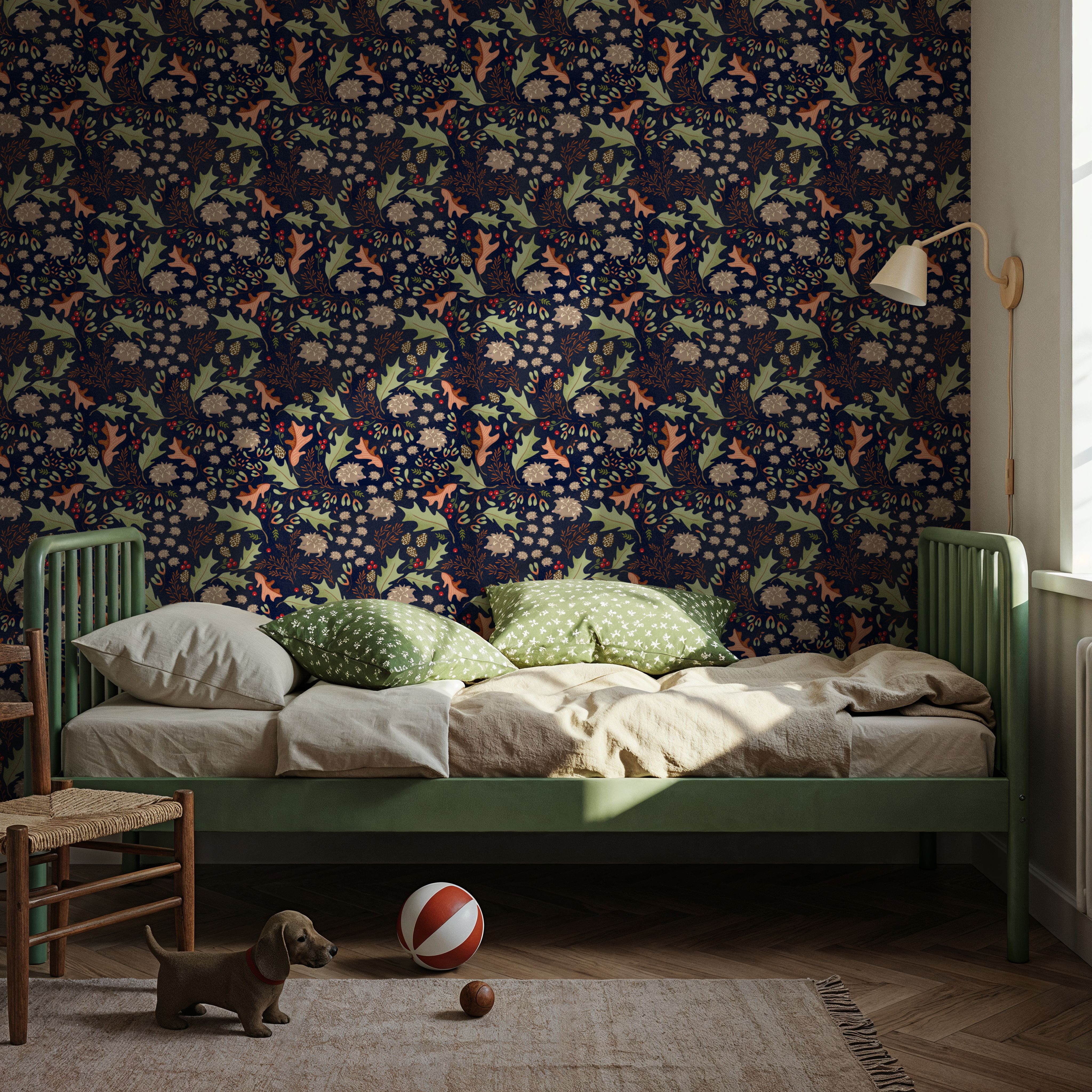 Autumn Hedgehogs, Navy