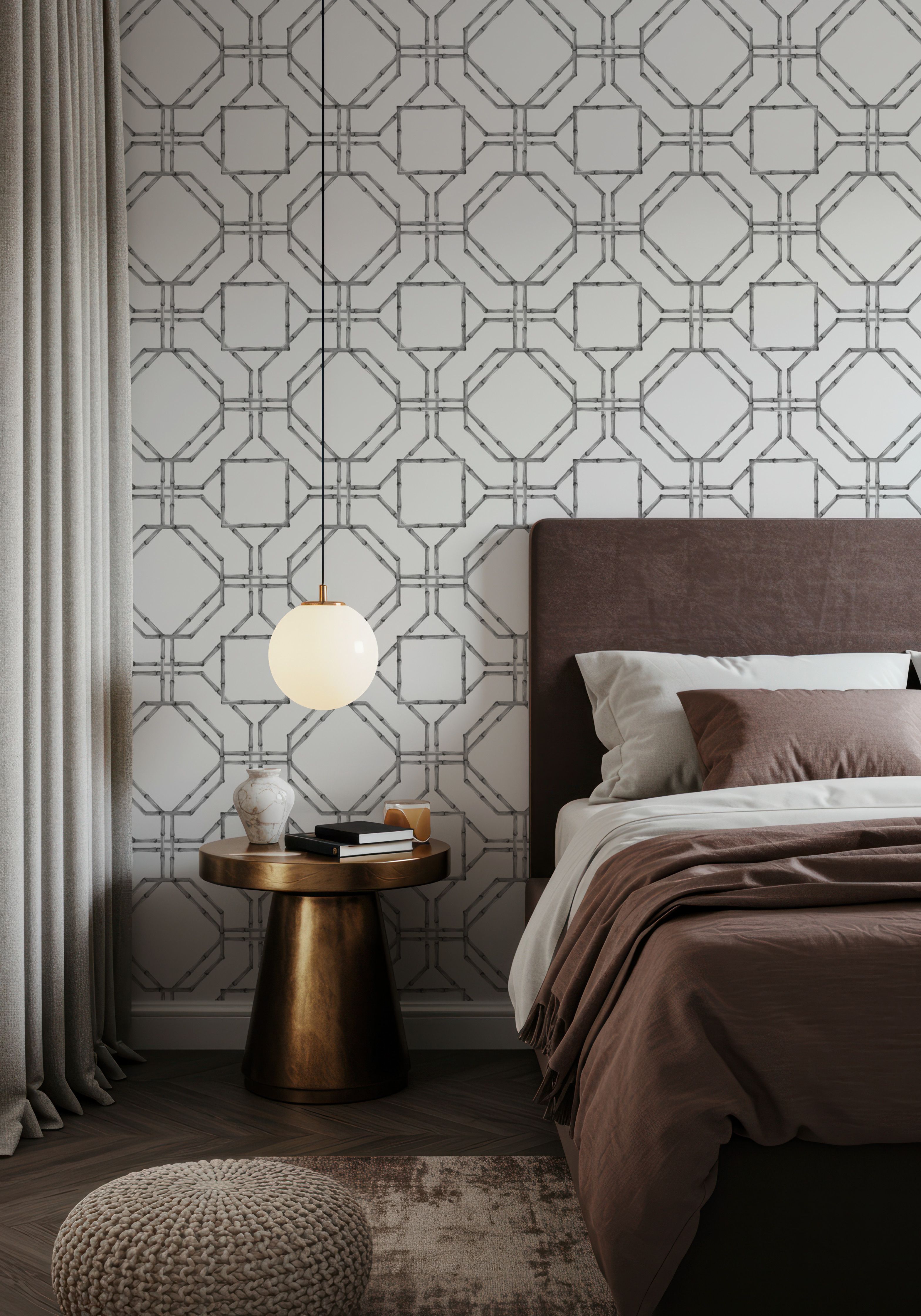 Bamboo Lattice, Gray