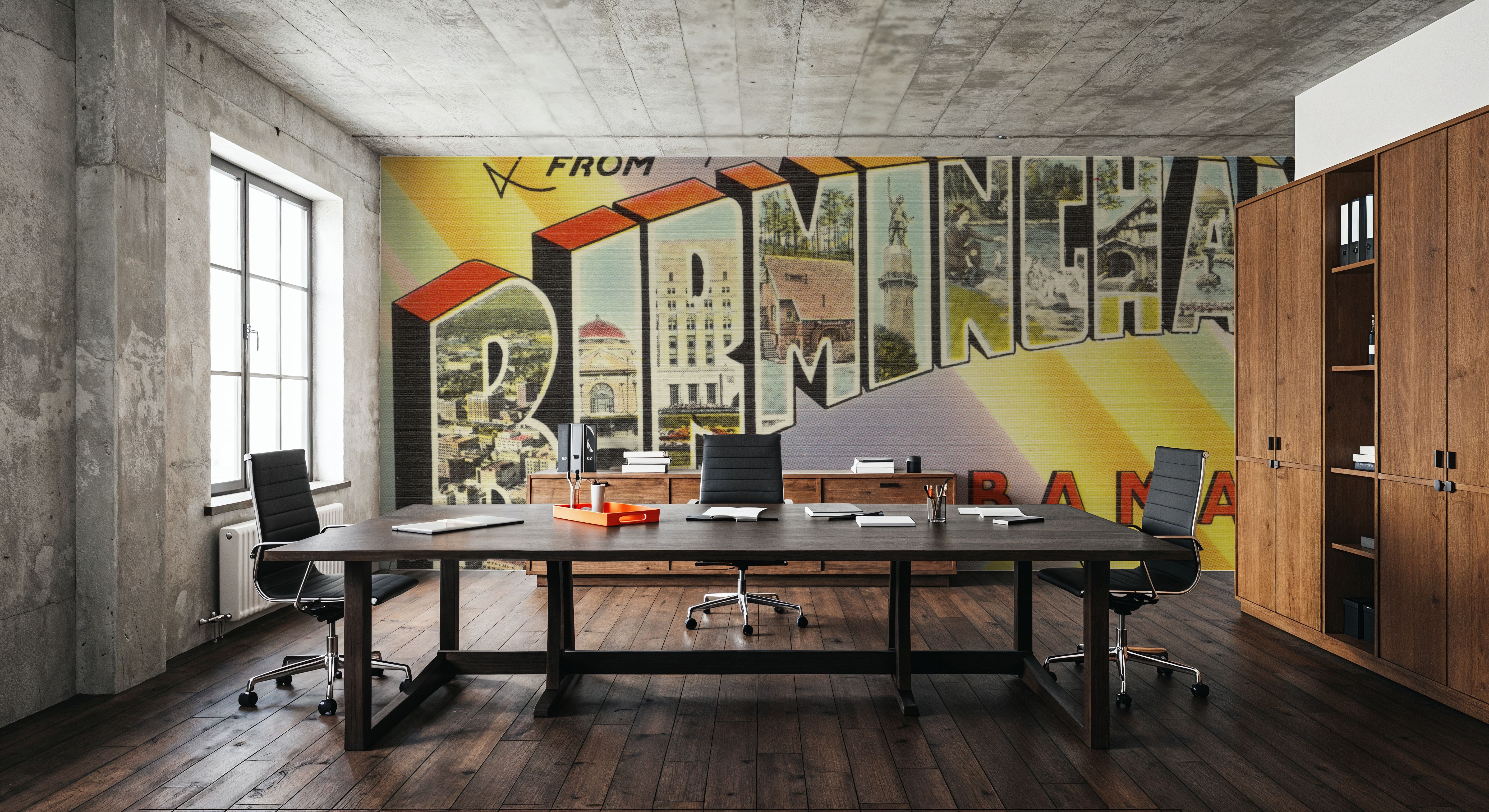 Greetings from Birmingham - Screenprint Postcard