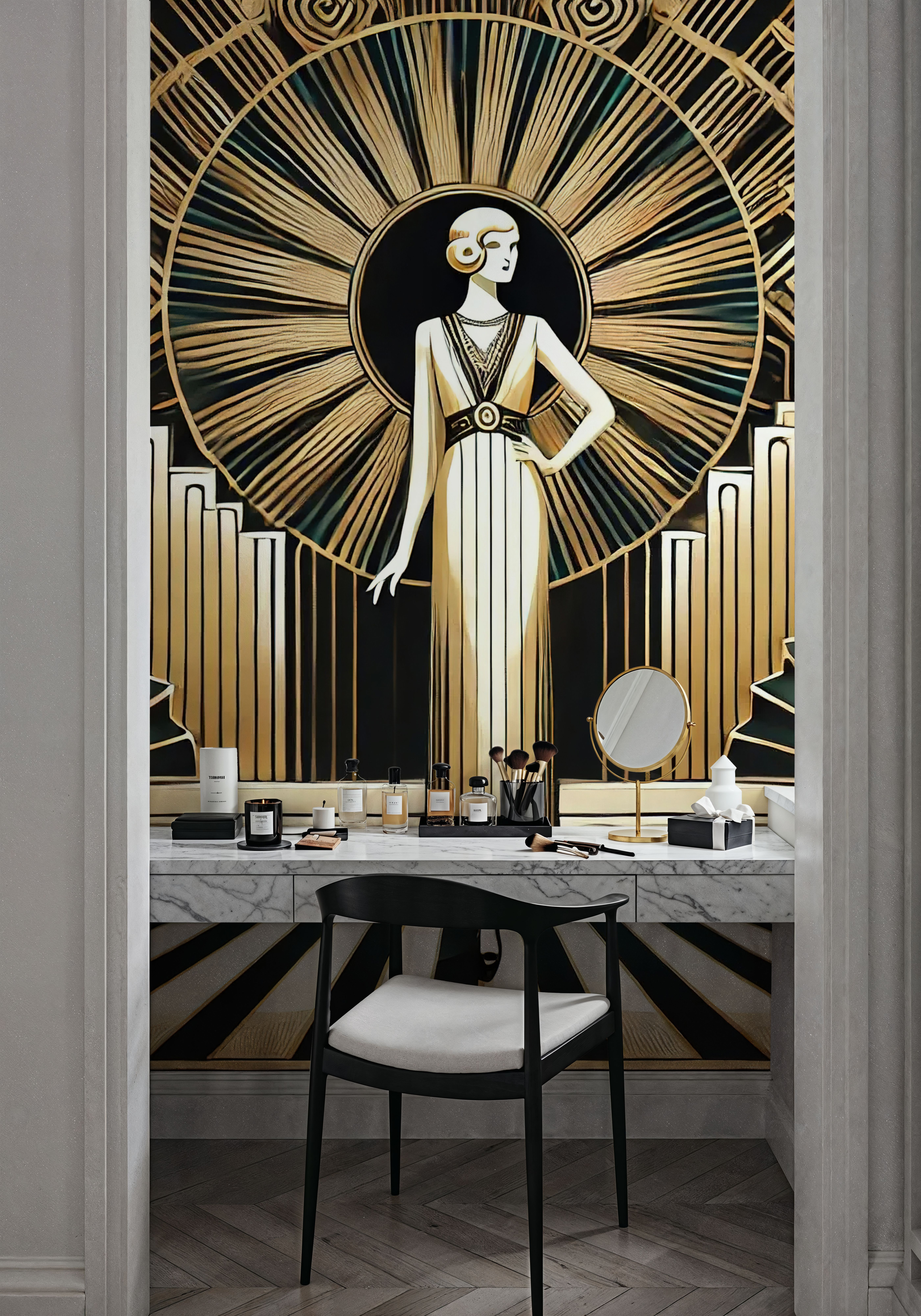 Golden Twenties Flair in Art Deco