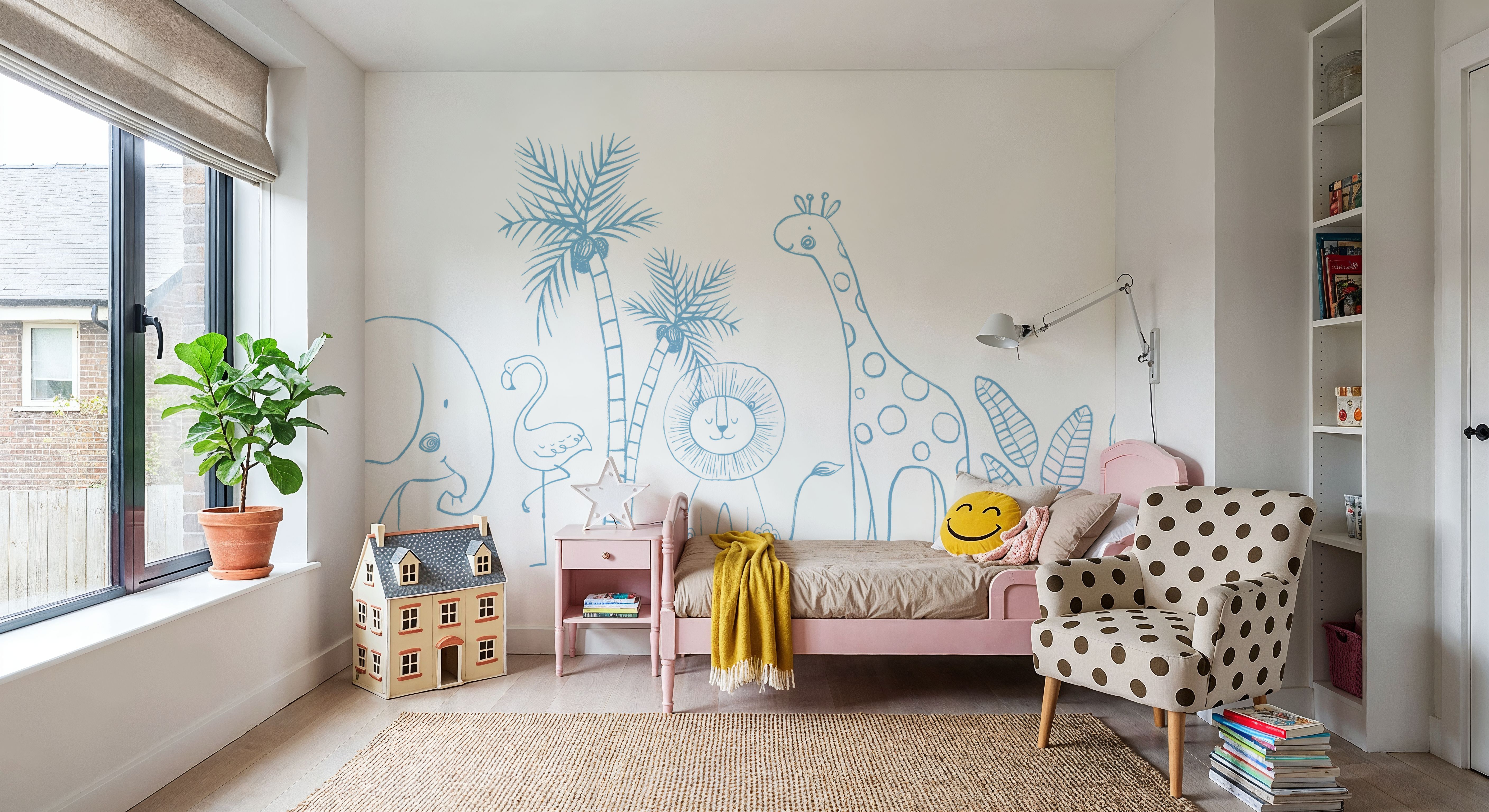 Calm & Cute Baby Animals, Blue