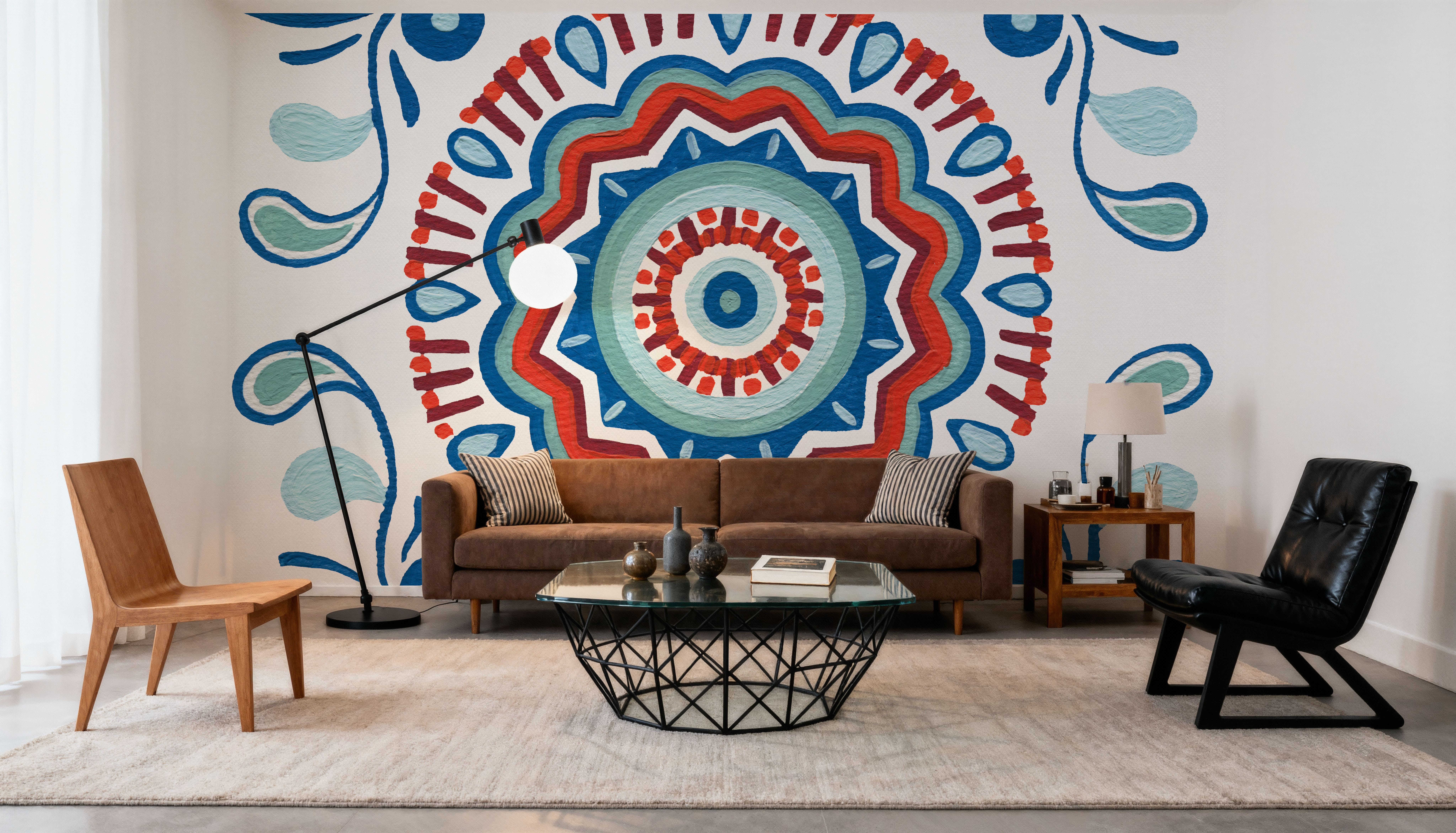 Tex Mex Mandala Tile III, Papier peint