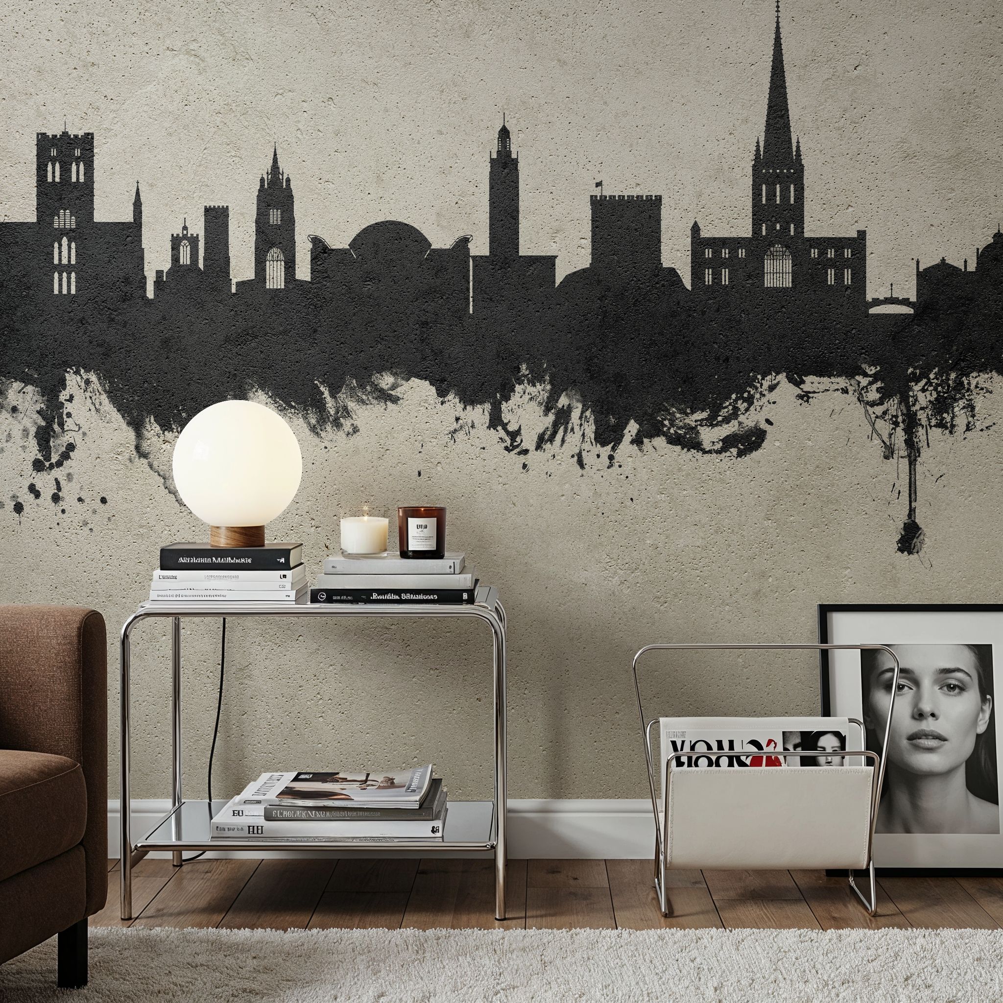 Norwich England Skyline Concrete