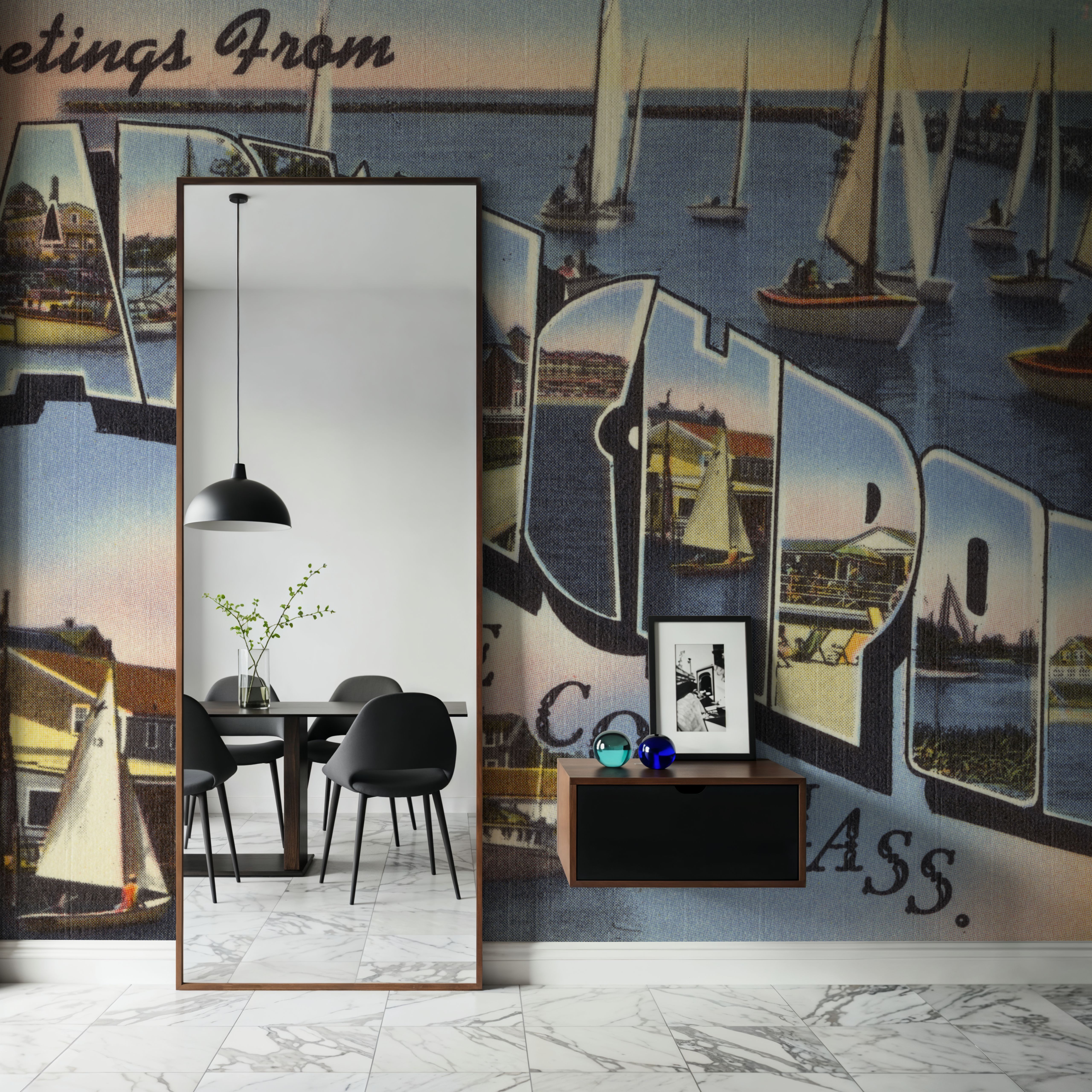 Greetings from Harwichport - Screenprint Postcard