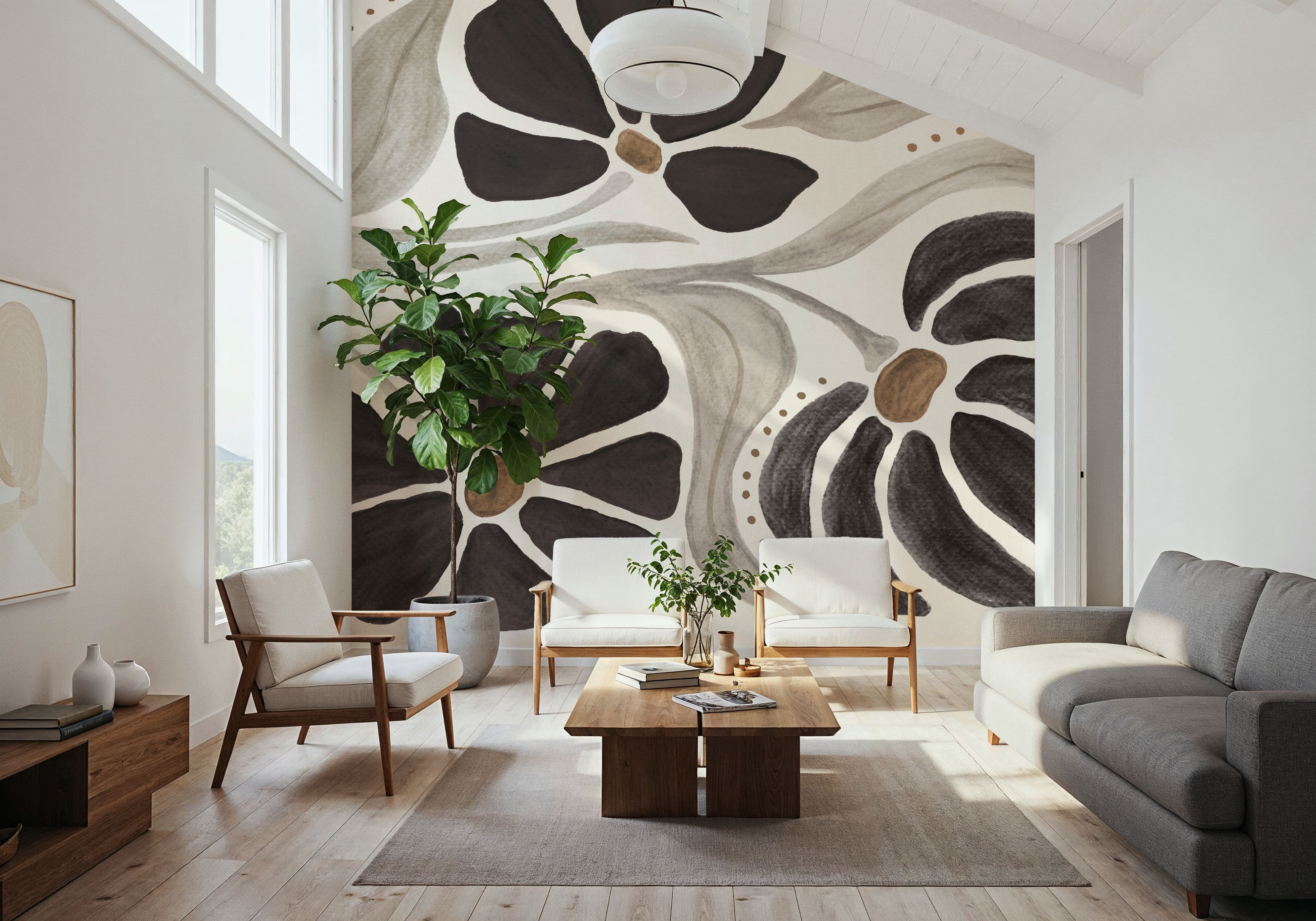 Modern Petals II Neutral