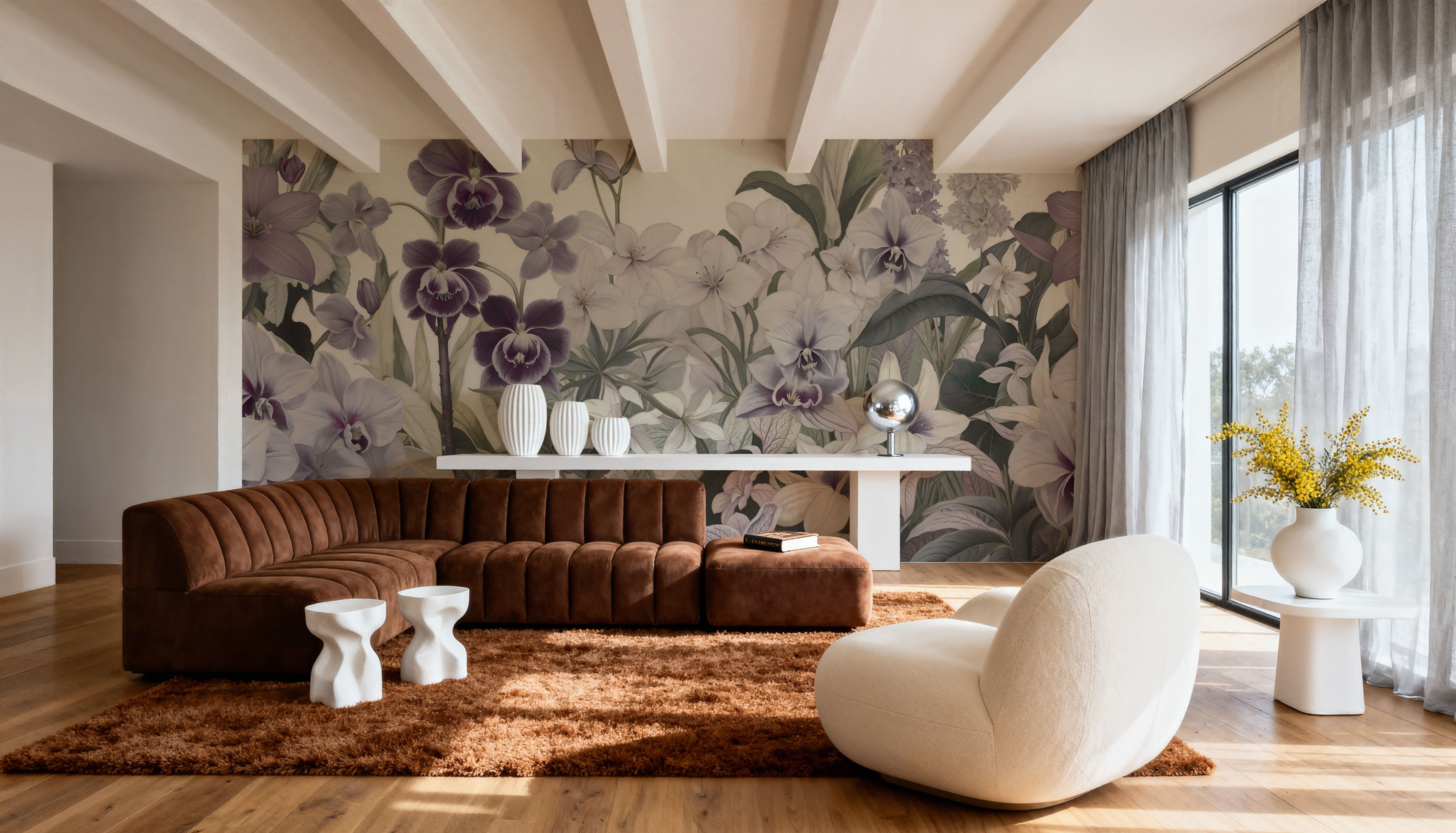 The Tenderness of Orchids, Purple, Wallpaper