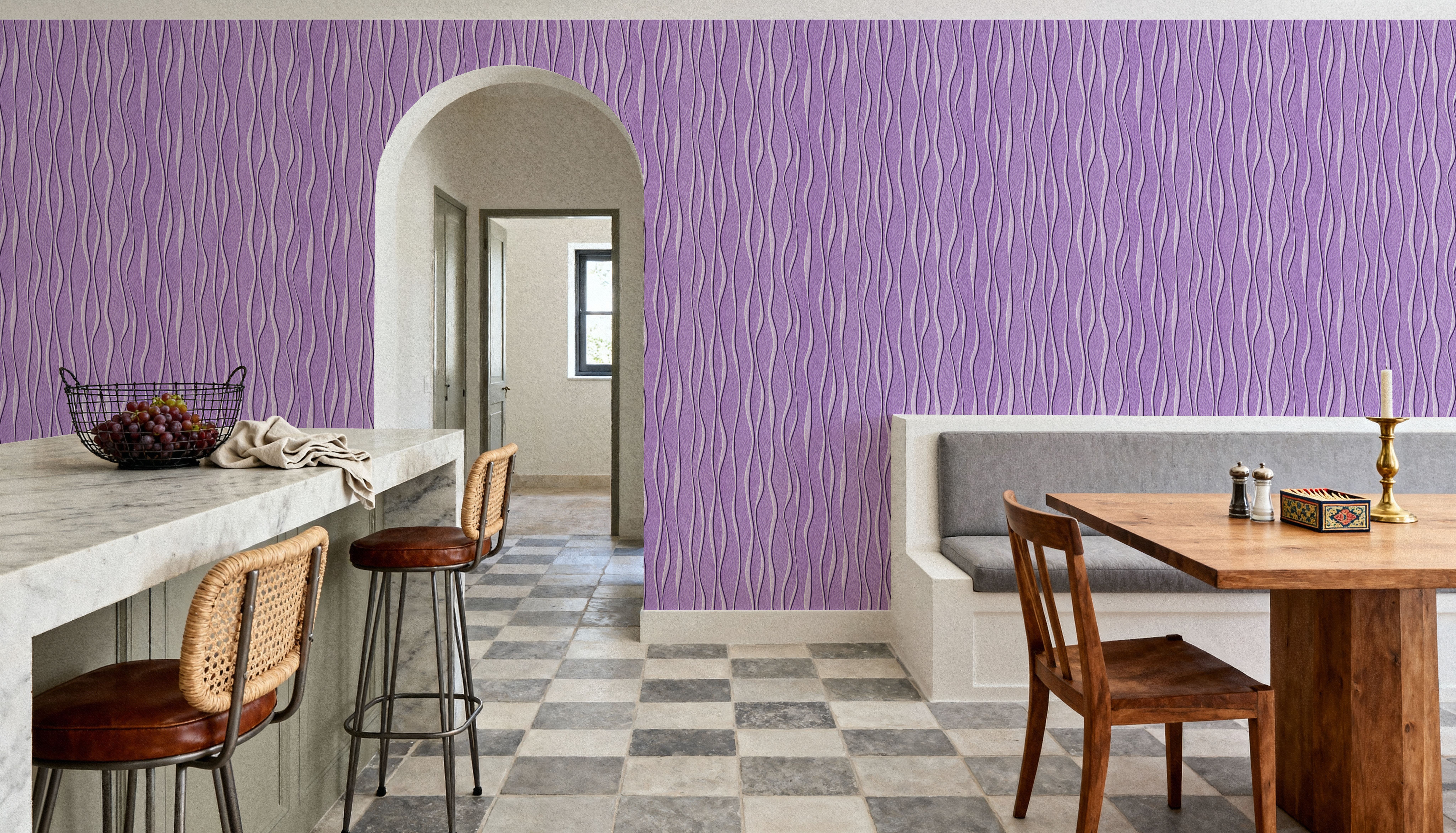 Swaying Lines, Purple