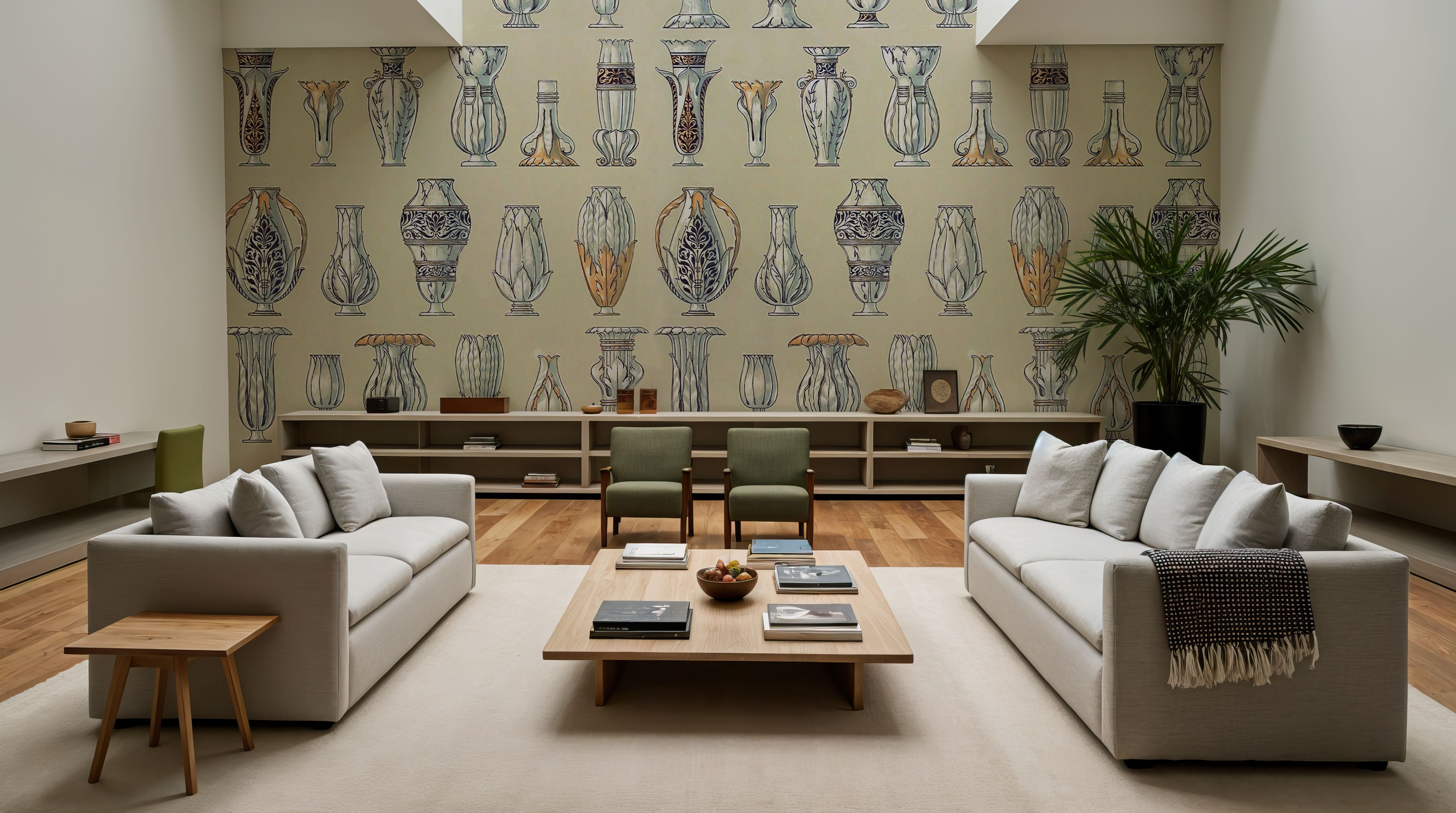 Art Vase Yellow, Tapet