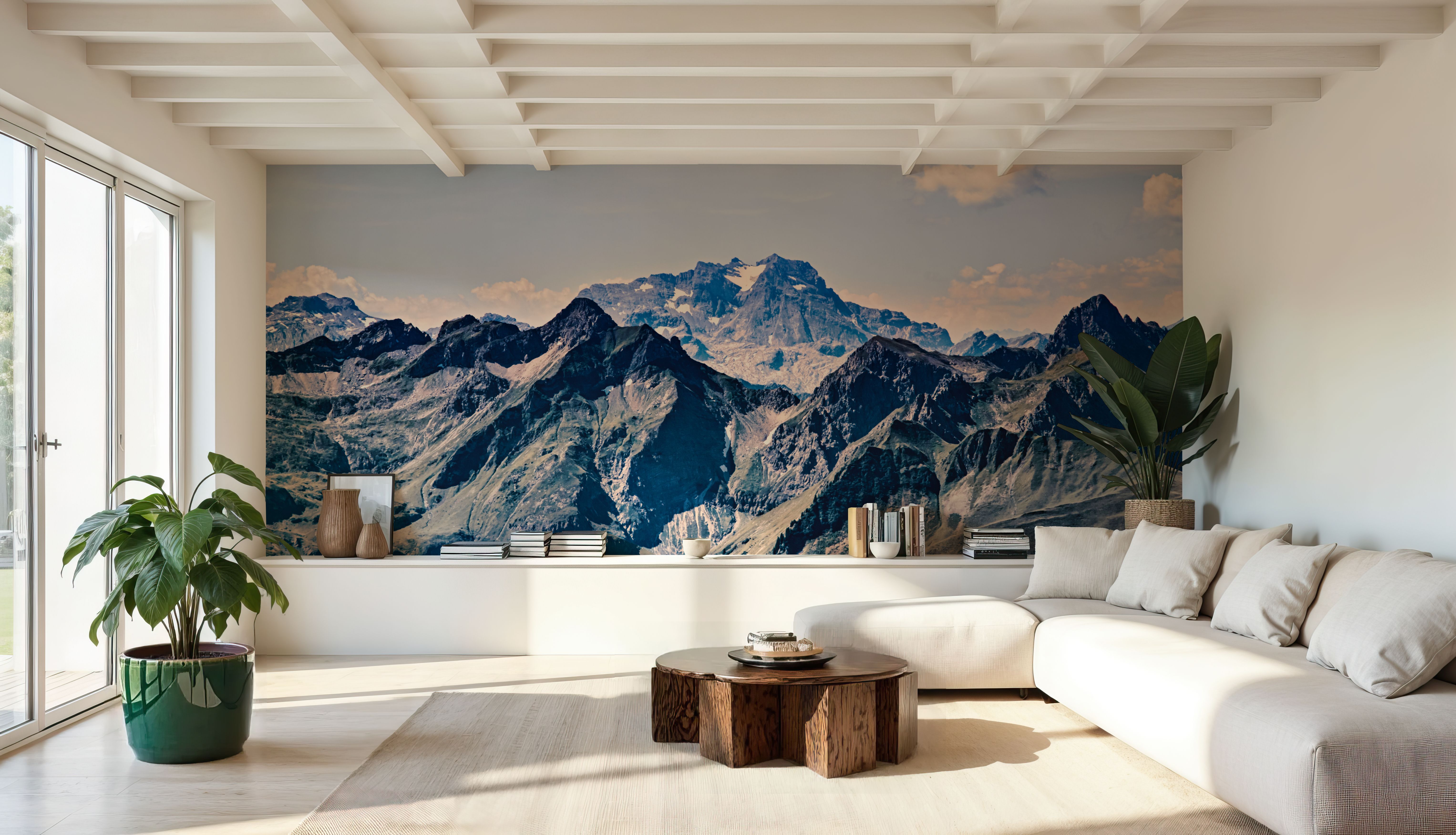 Vintage Look Mountain Top