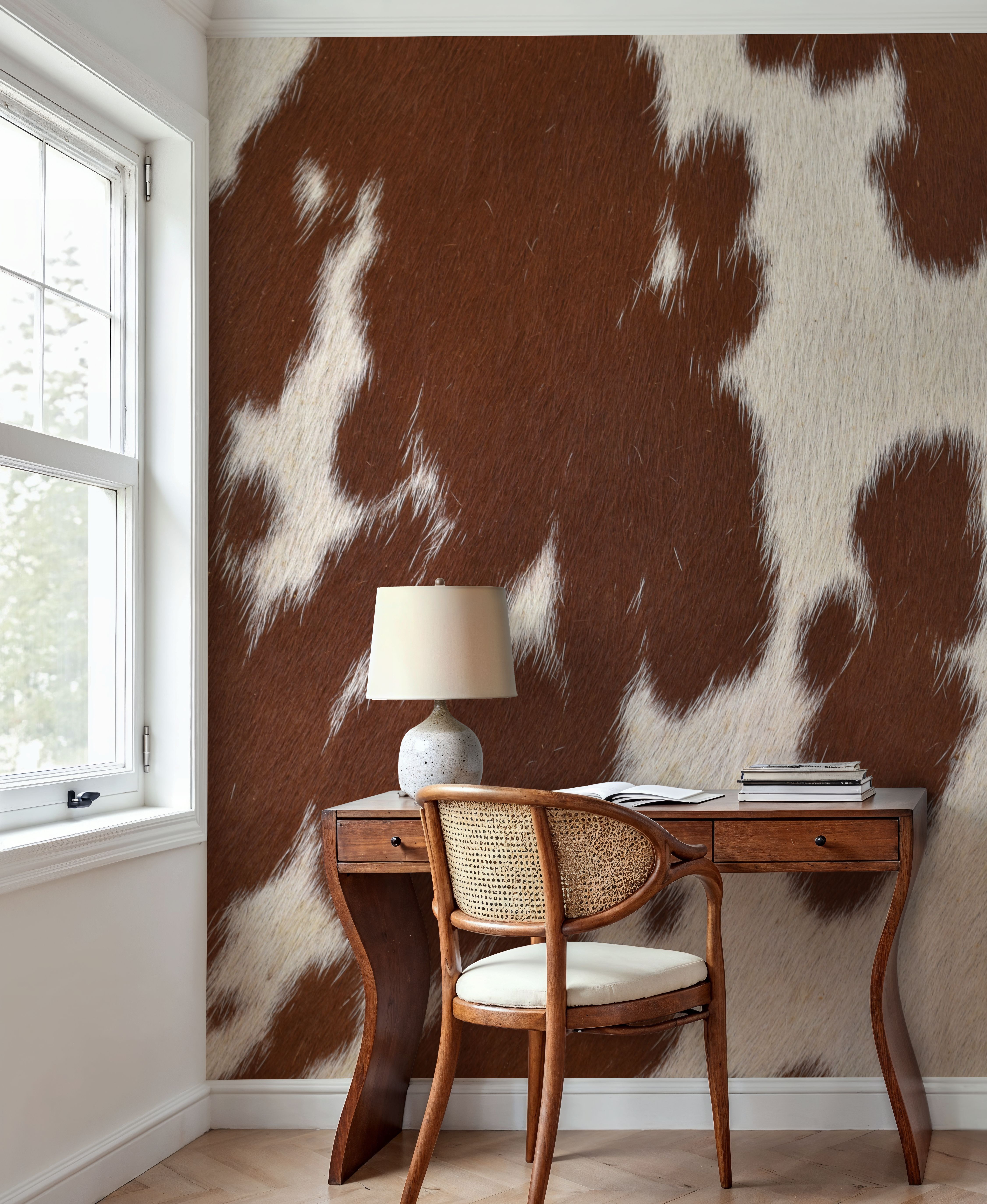 Brown Spotted Cow Hide