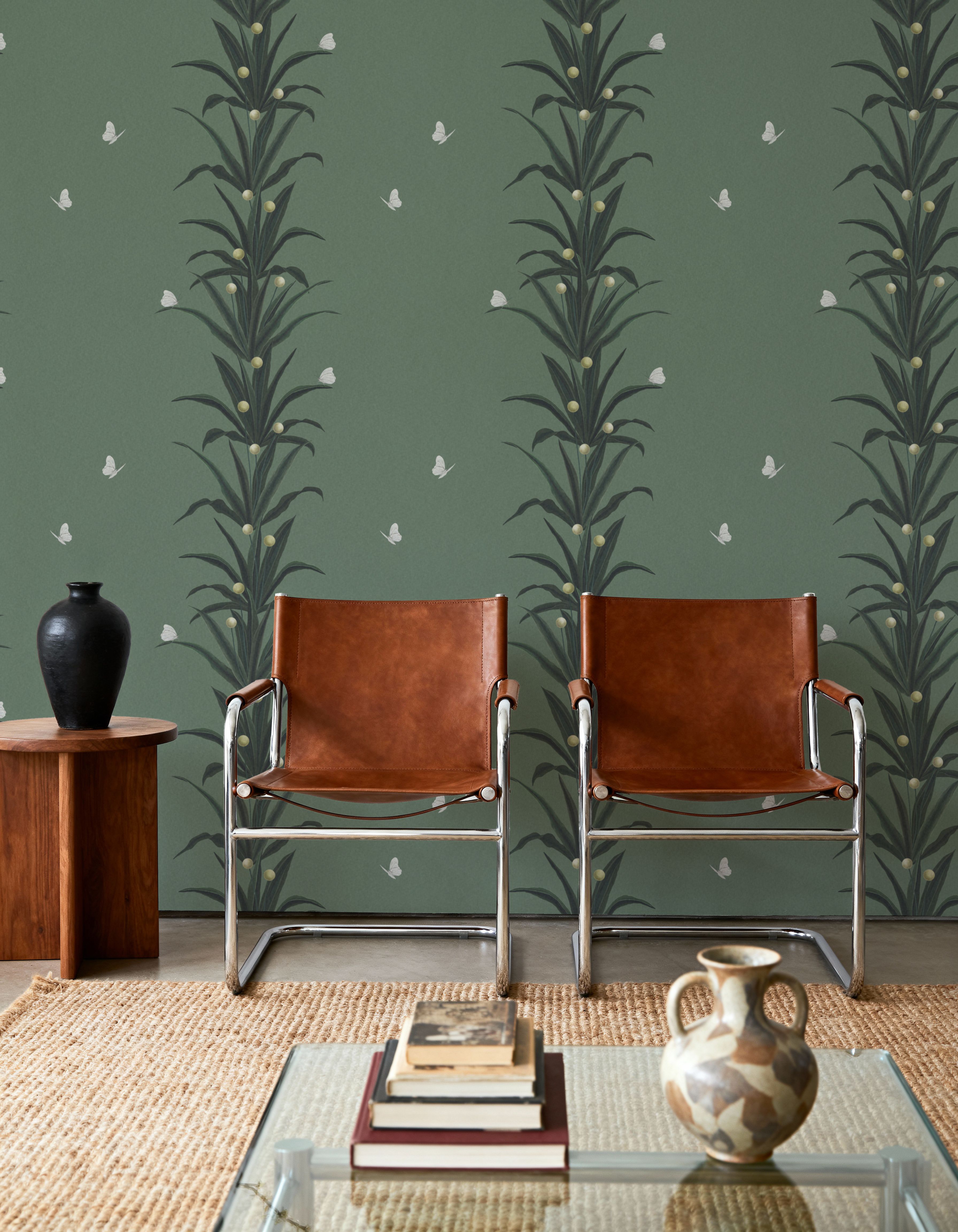 Foliage & Butterflies - Sage