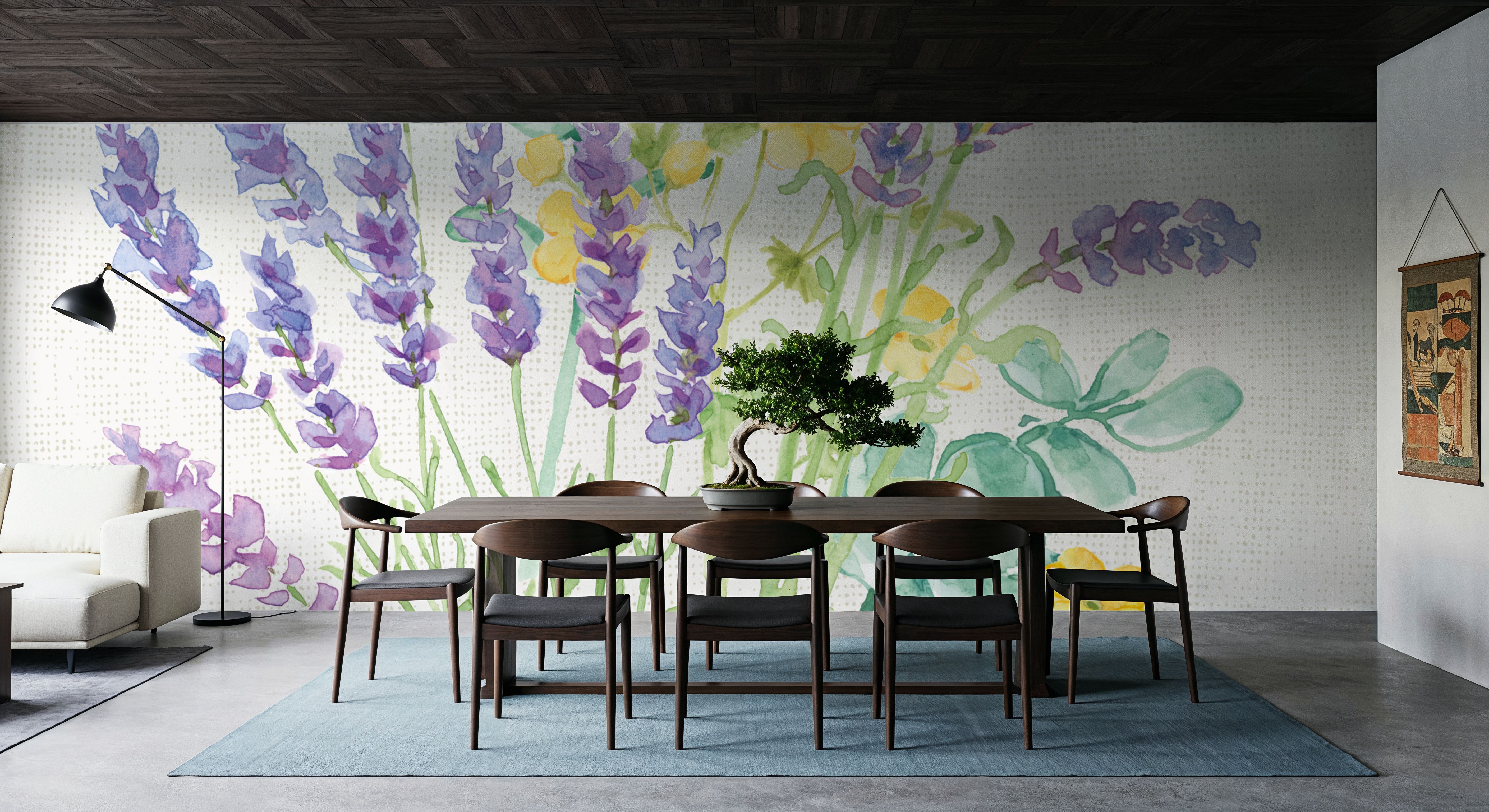 Fresh Floral III, Wallpaper