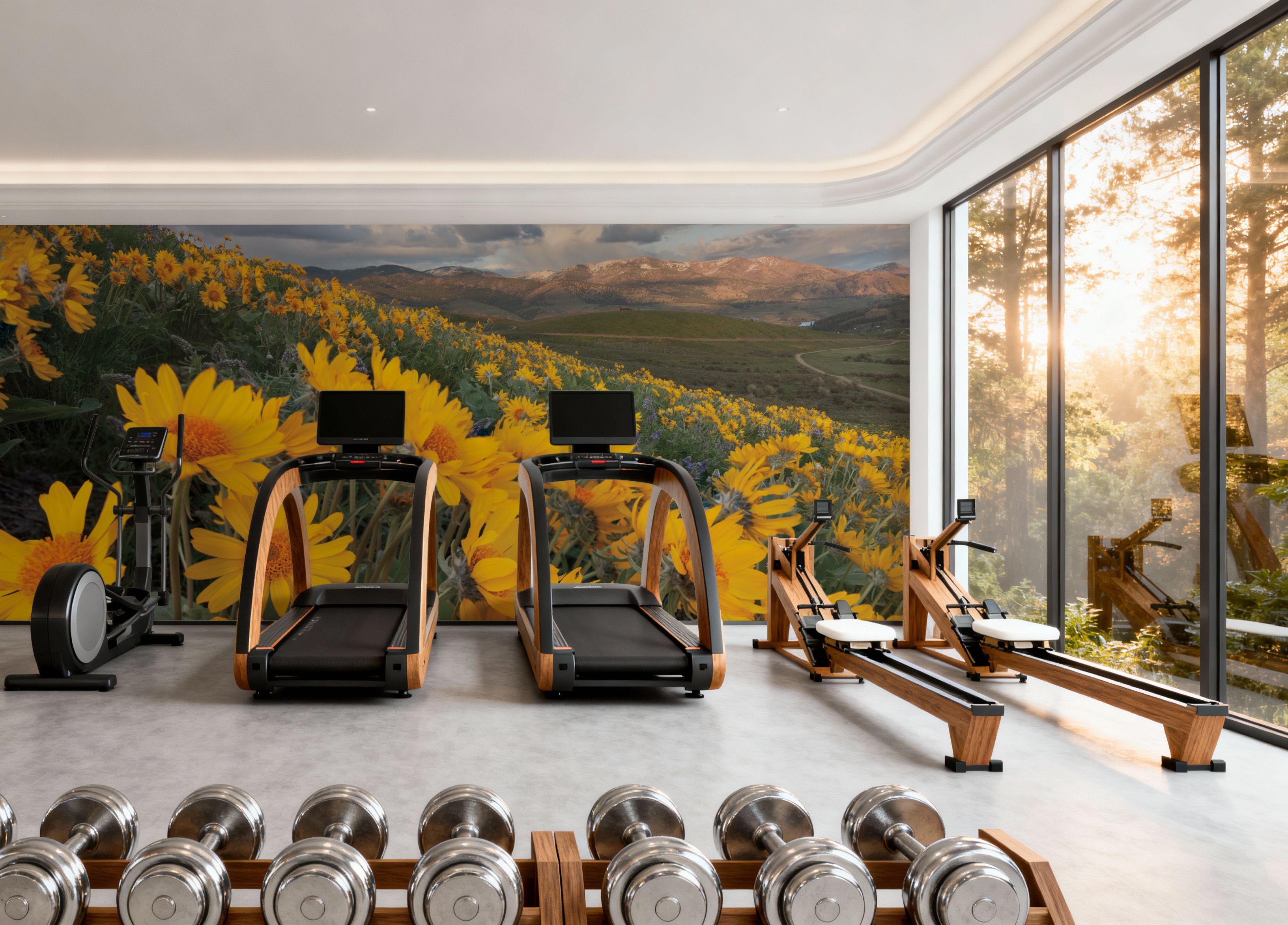 Methow Valley Wildflowers IV, Tapeten