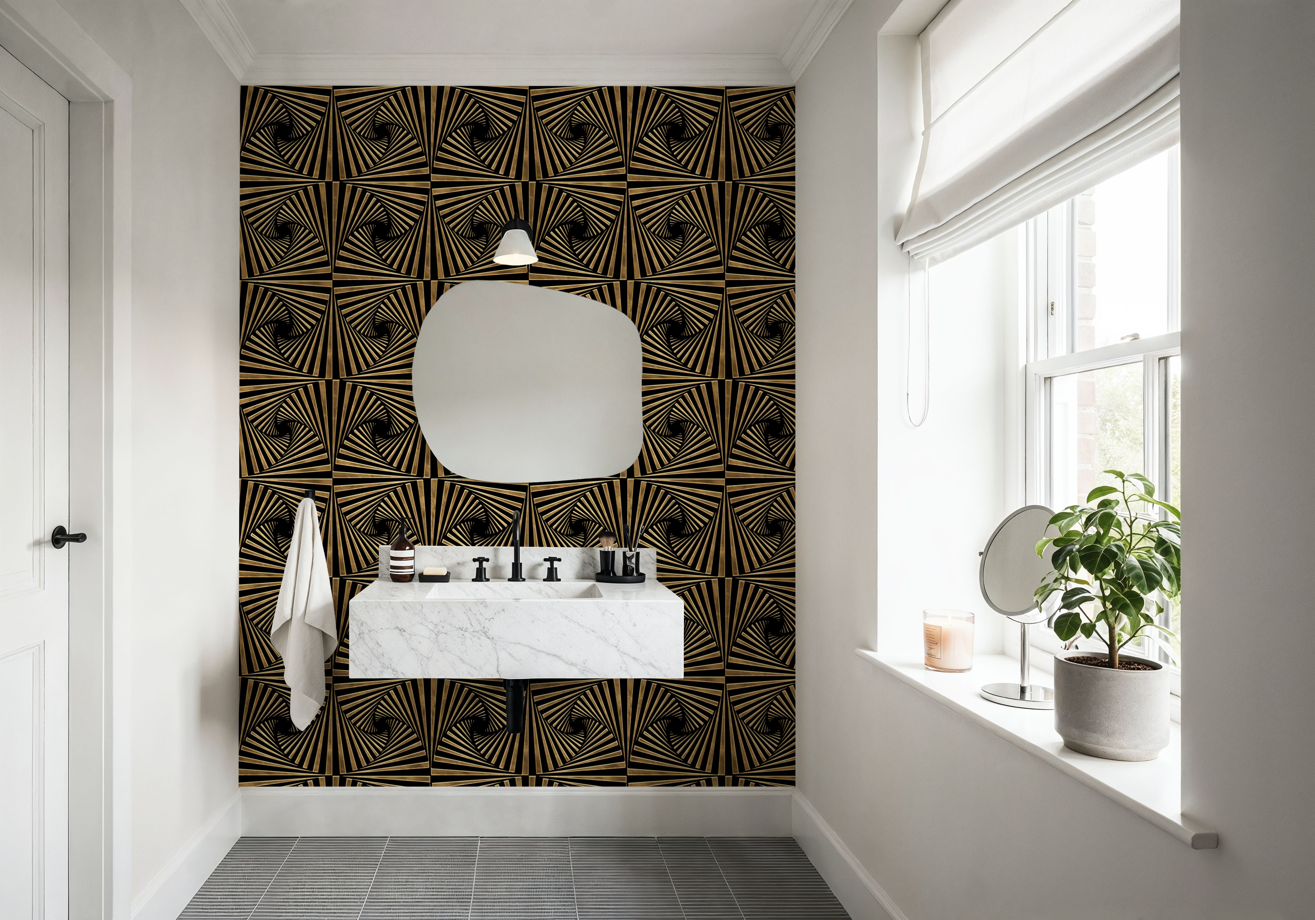 Art Deco Fans, Pattern