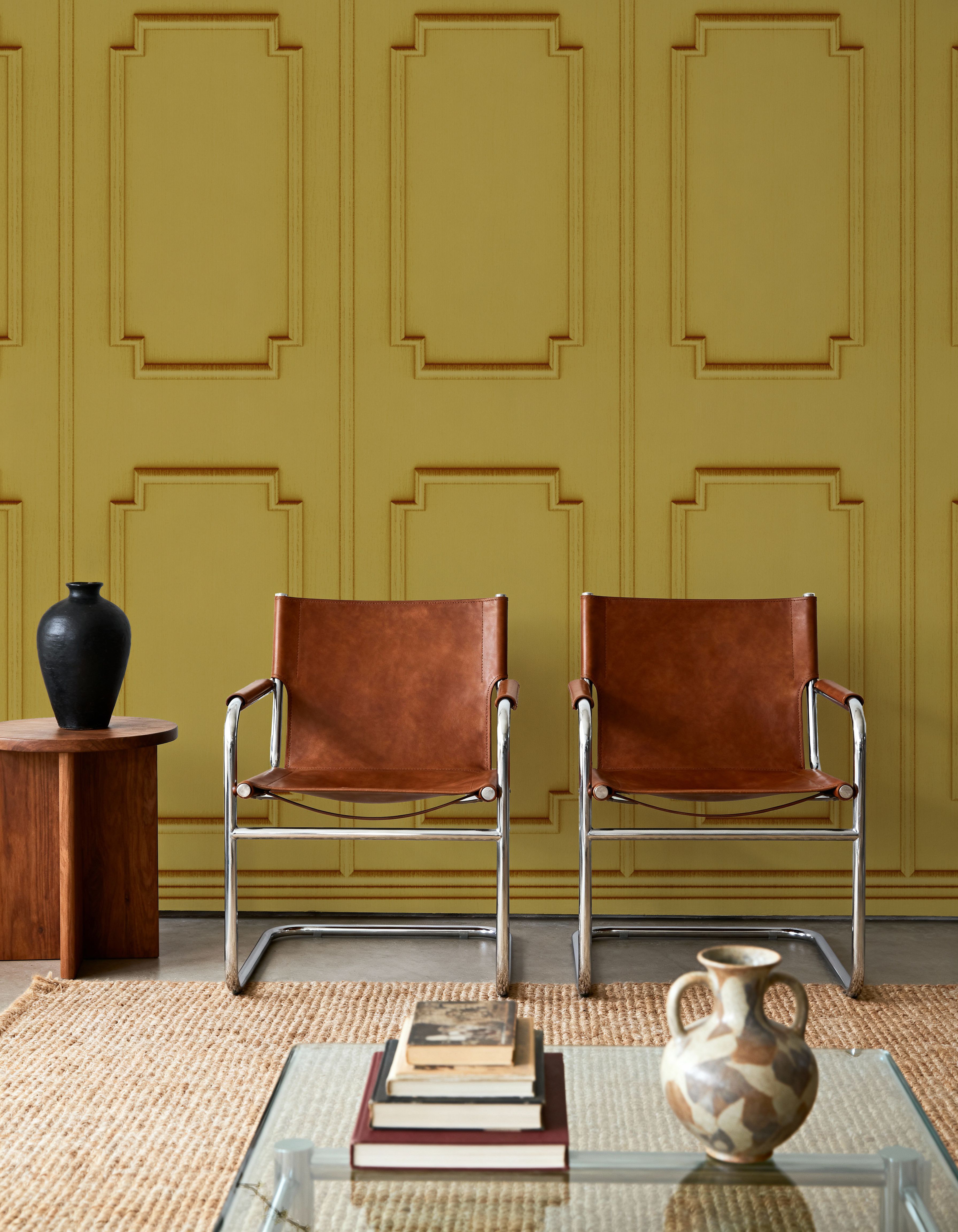 Faux Wall Panel Moulding, Sunflower Yellow