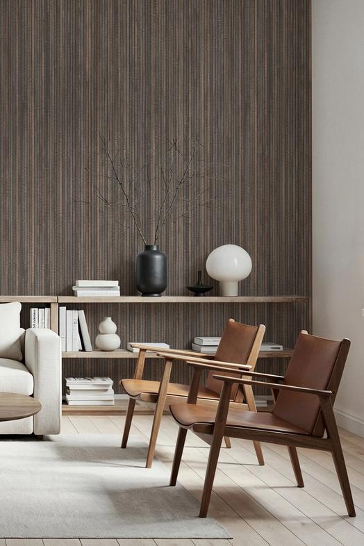 Faux Grasscloth Vertical, Taupe