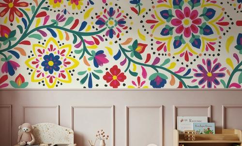Floral Fiesta White I