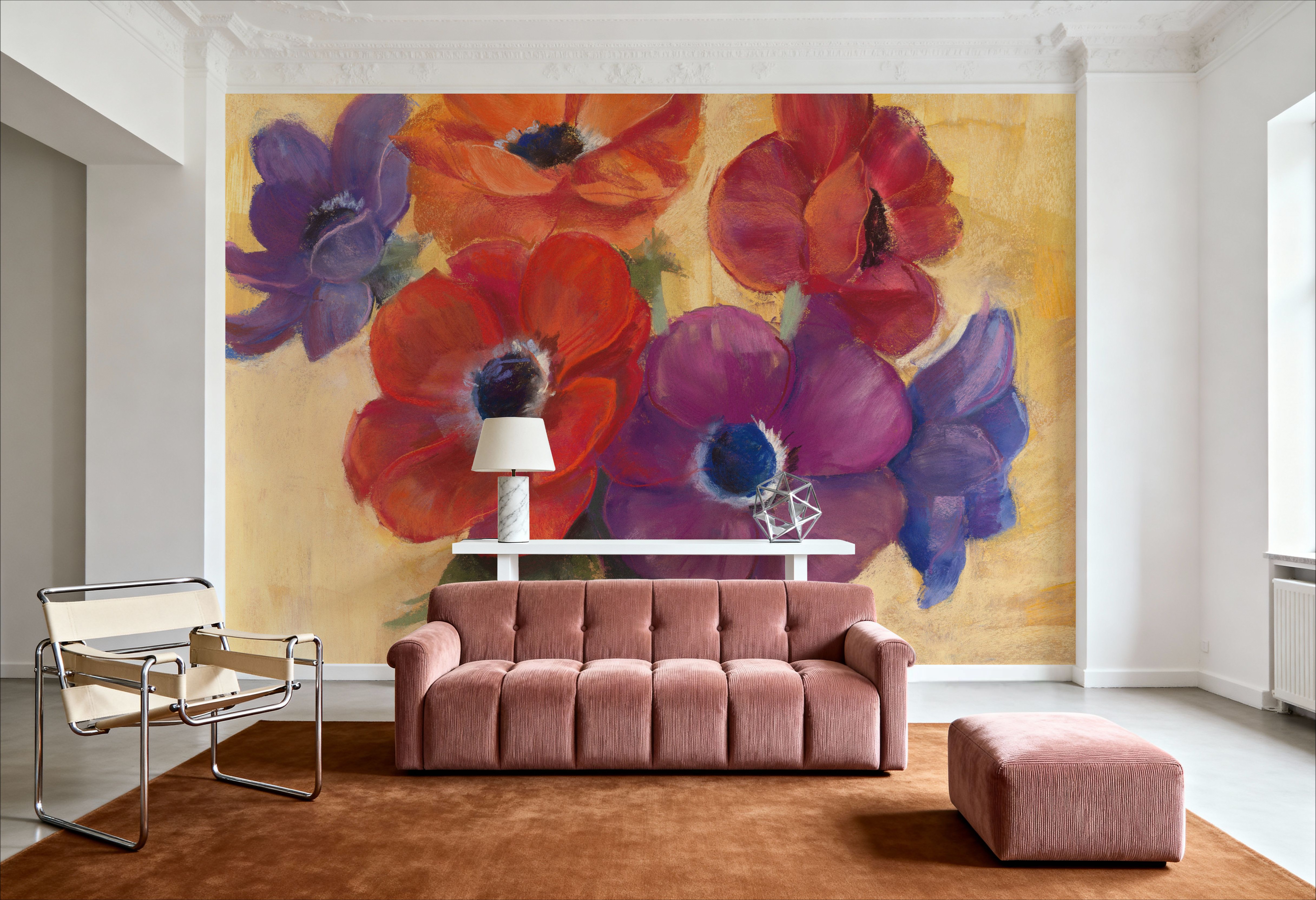 Anemone Bouquet II, Wallpaper