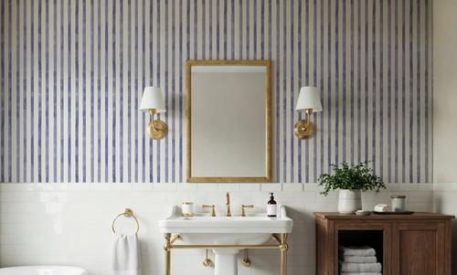 Botanical Blue Lines