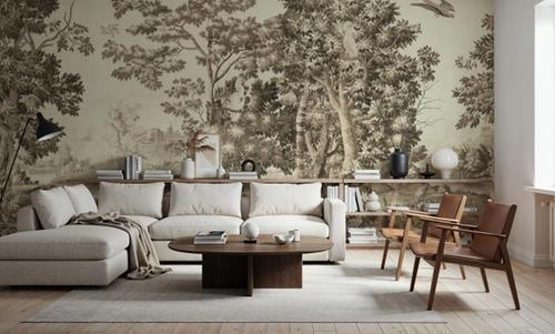 Enchanted Grove Tapestry, Beige