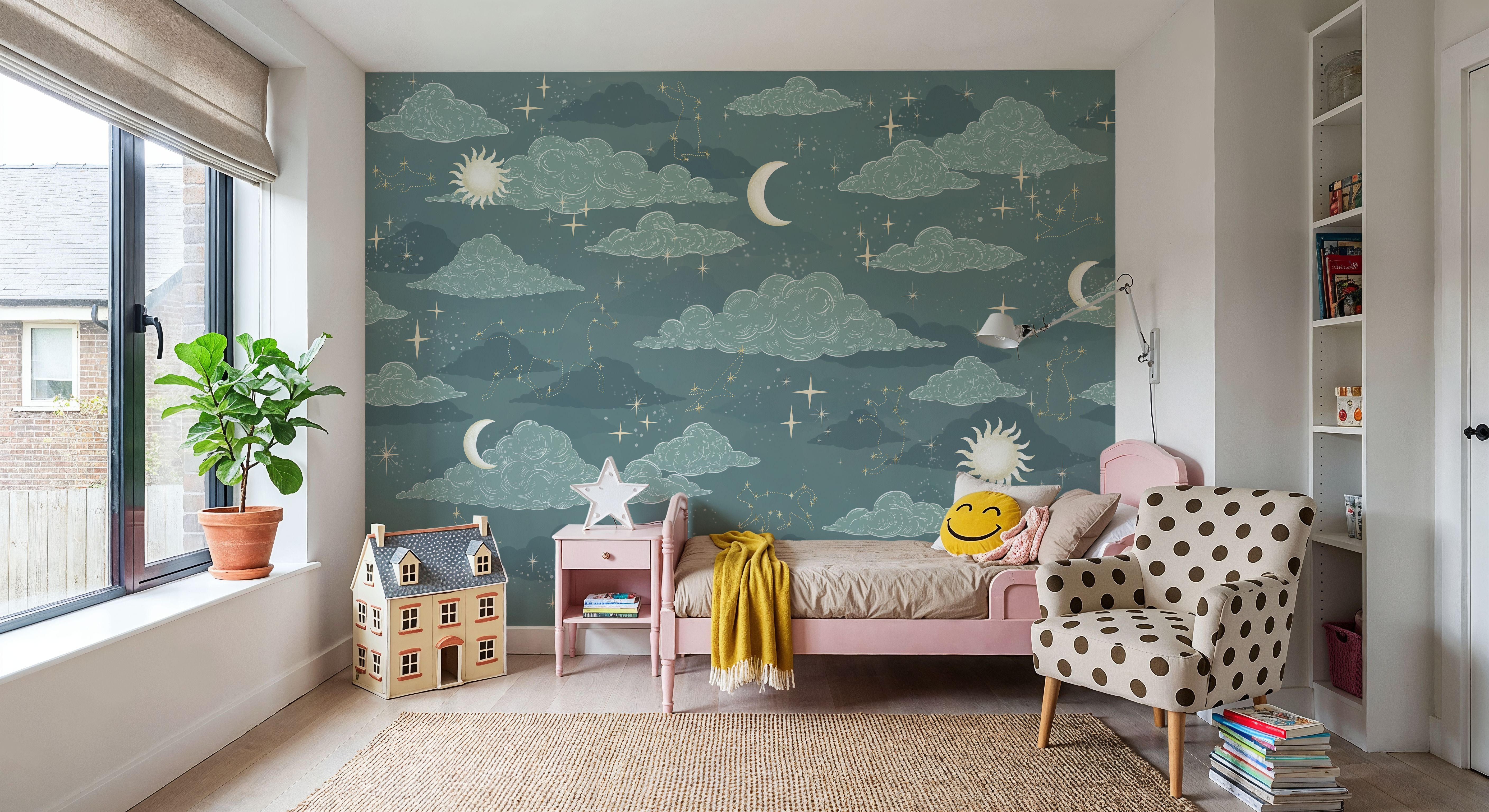 Moonlit Constellations, Steel Teal