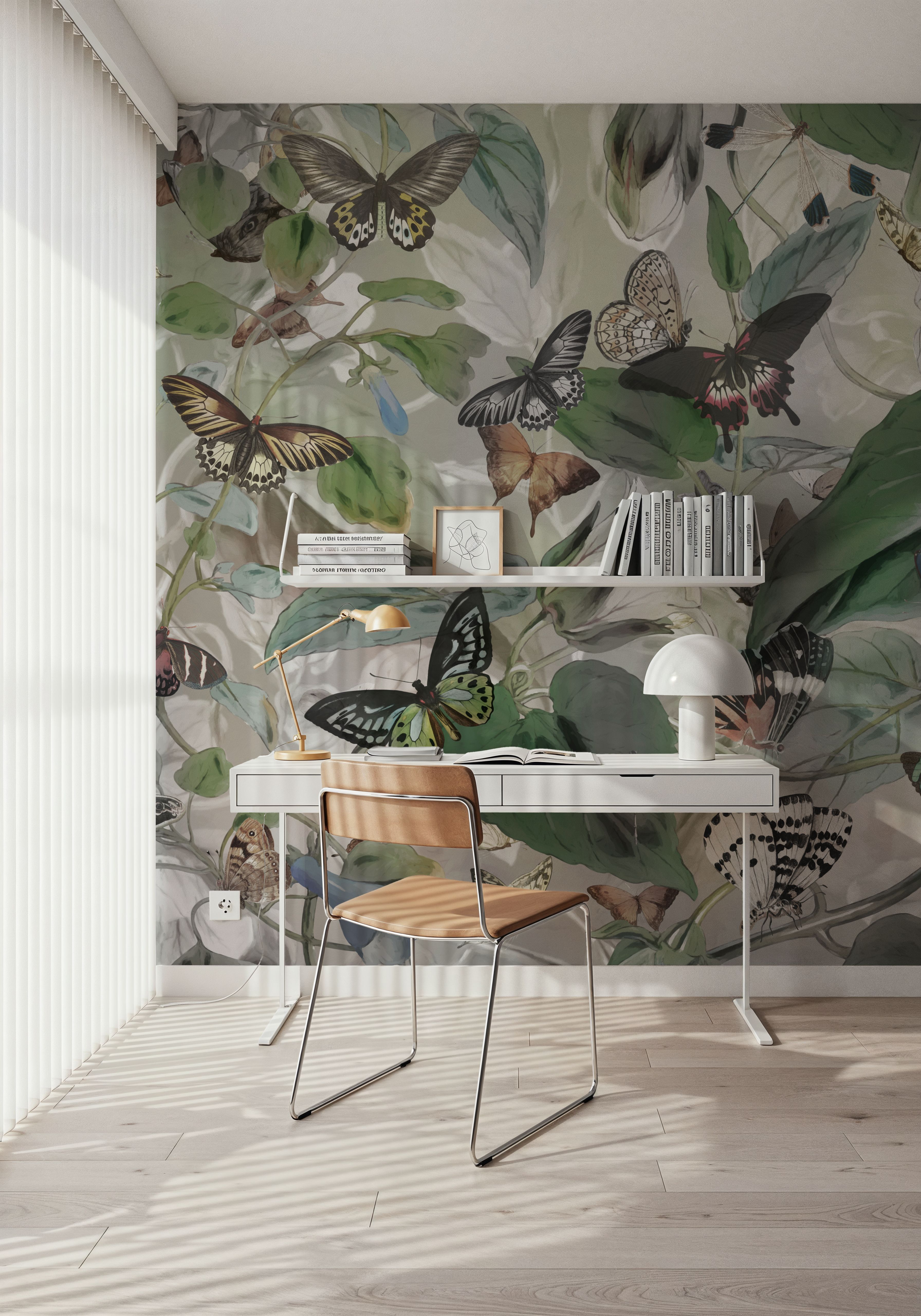 Butterfly Paradise Green