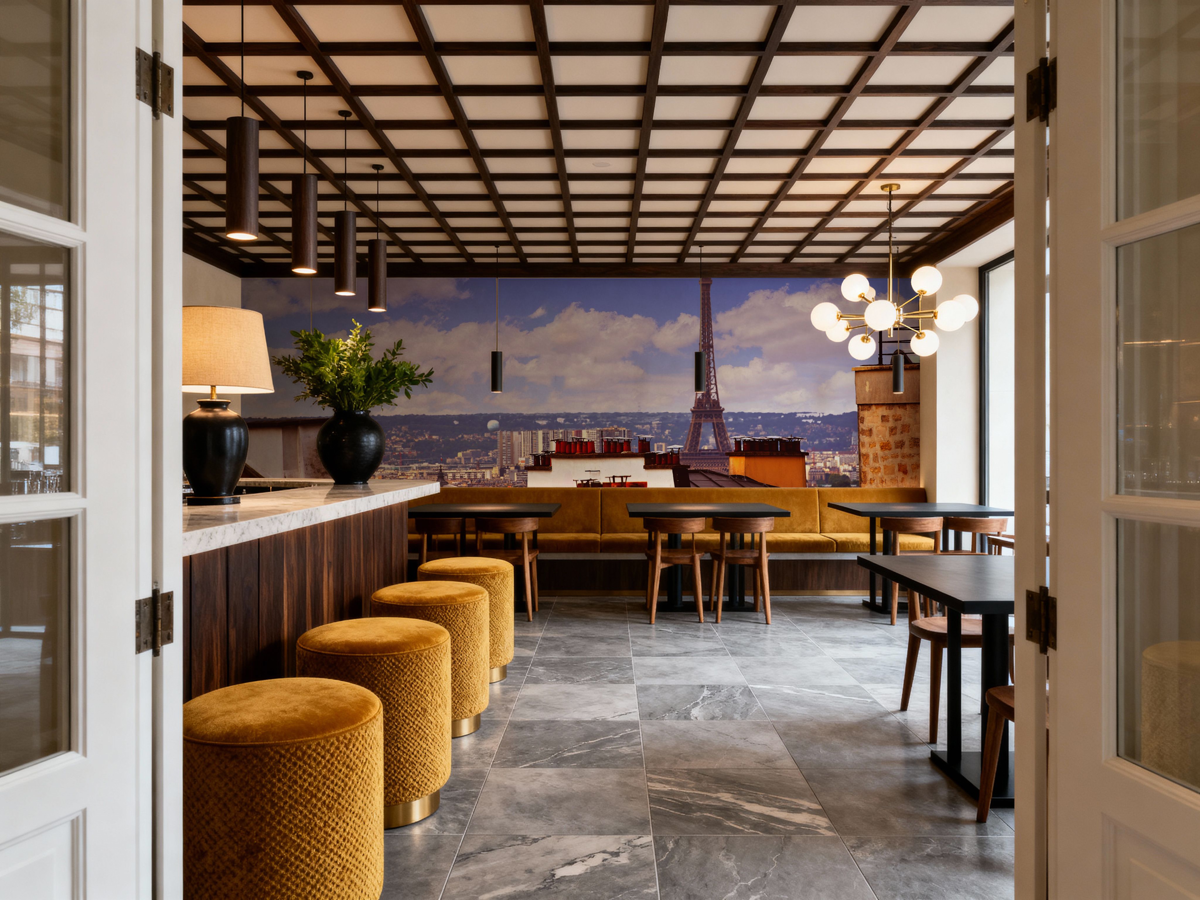 Parisian Rooftop Vista