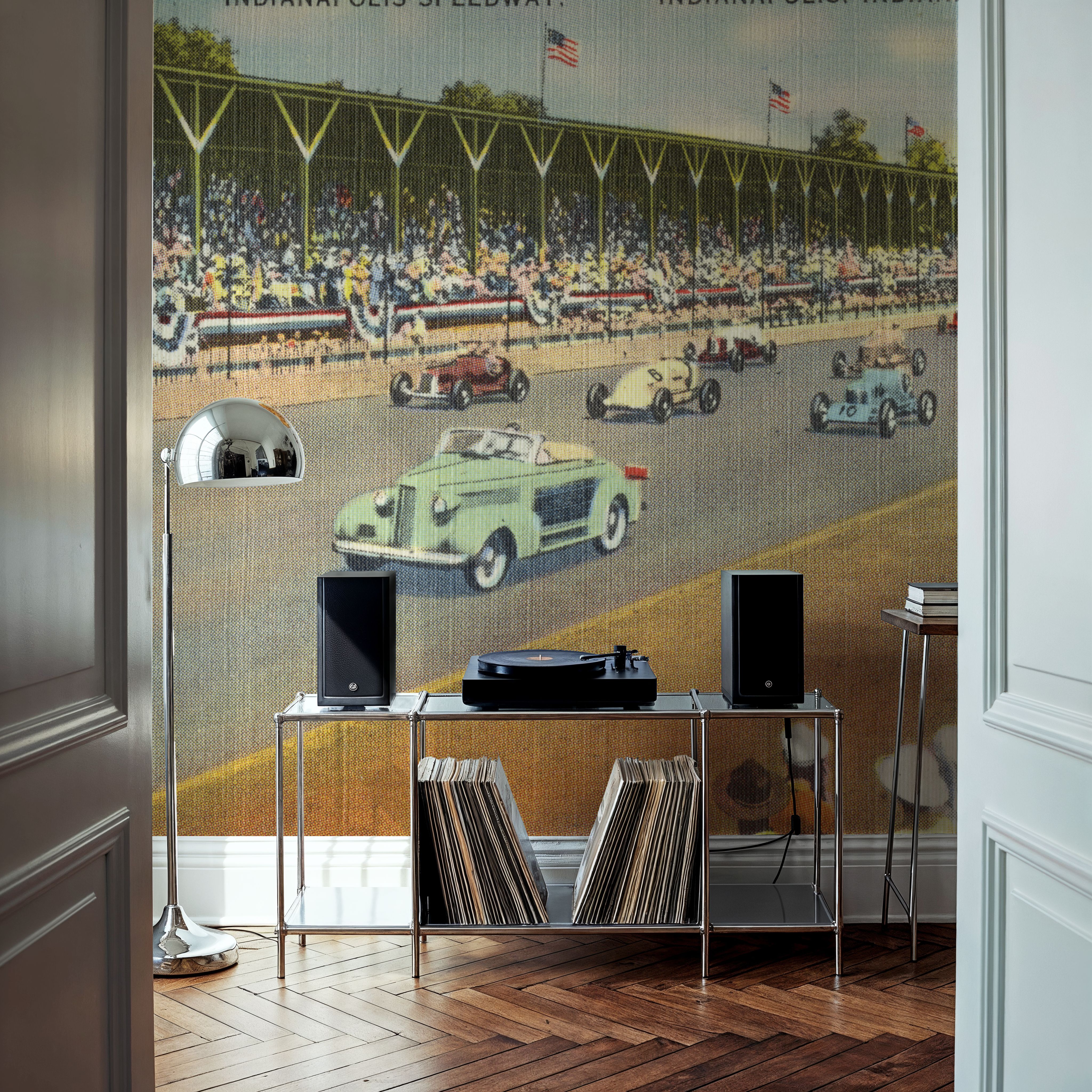 Greetings from Indy Speedway - Screenprint Postcard