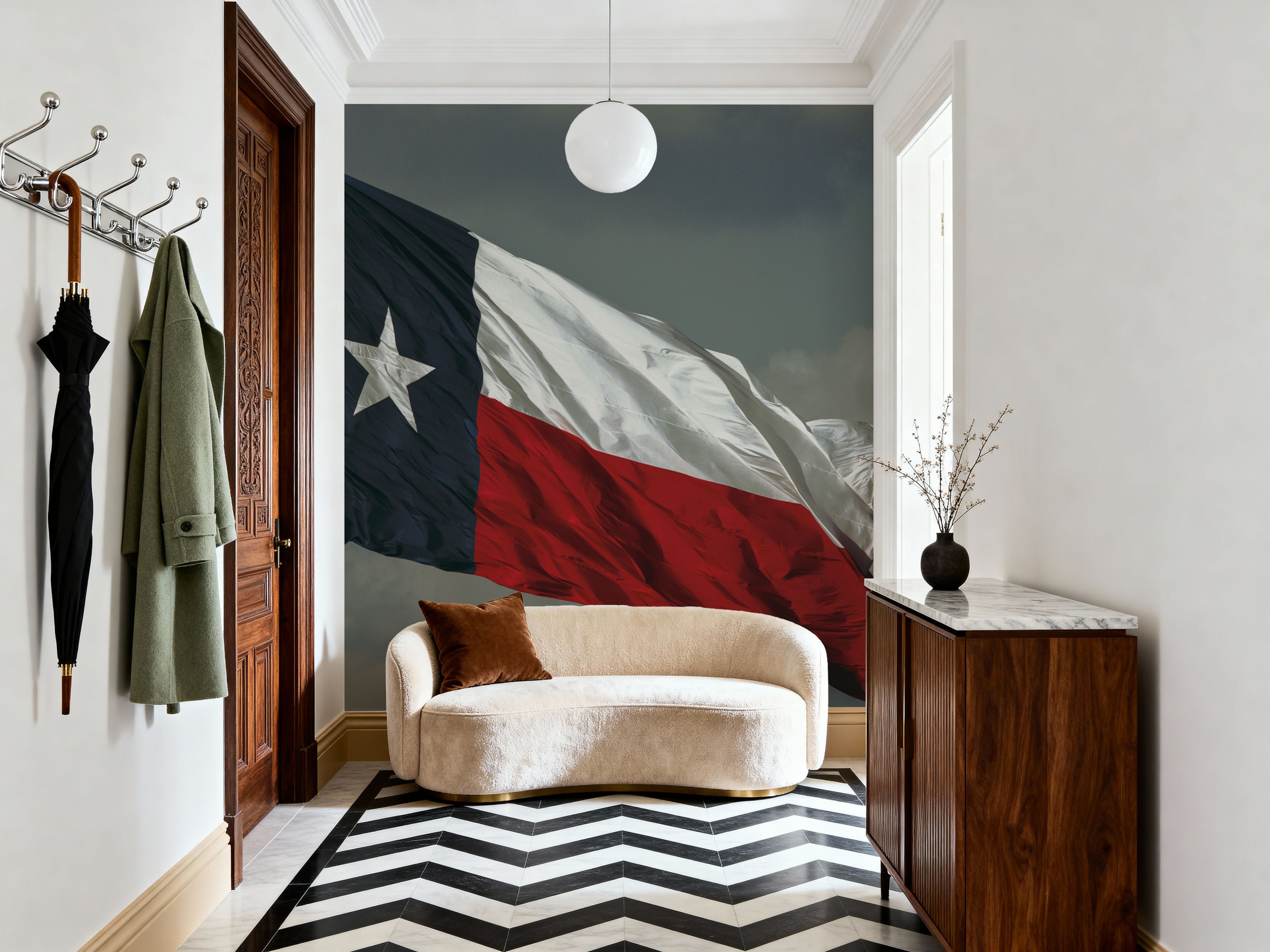 Texas Waves, Wallpaper