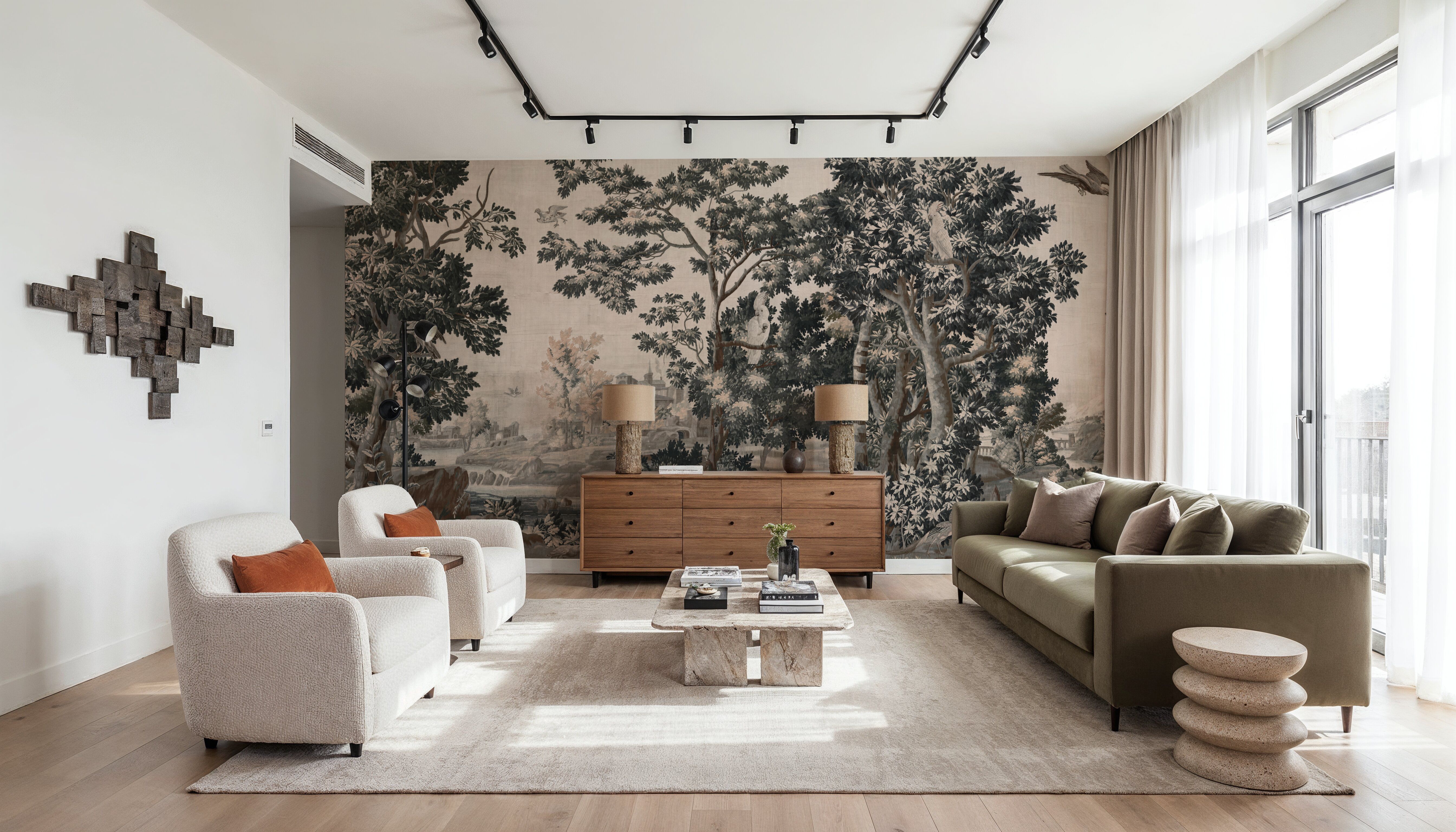 Enchanted Grove Tapestry, Teal