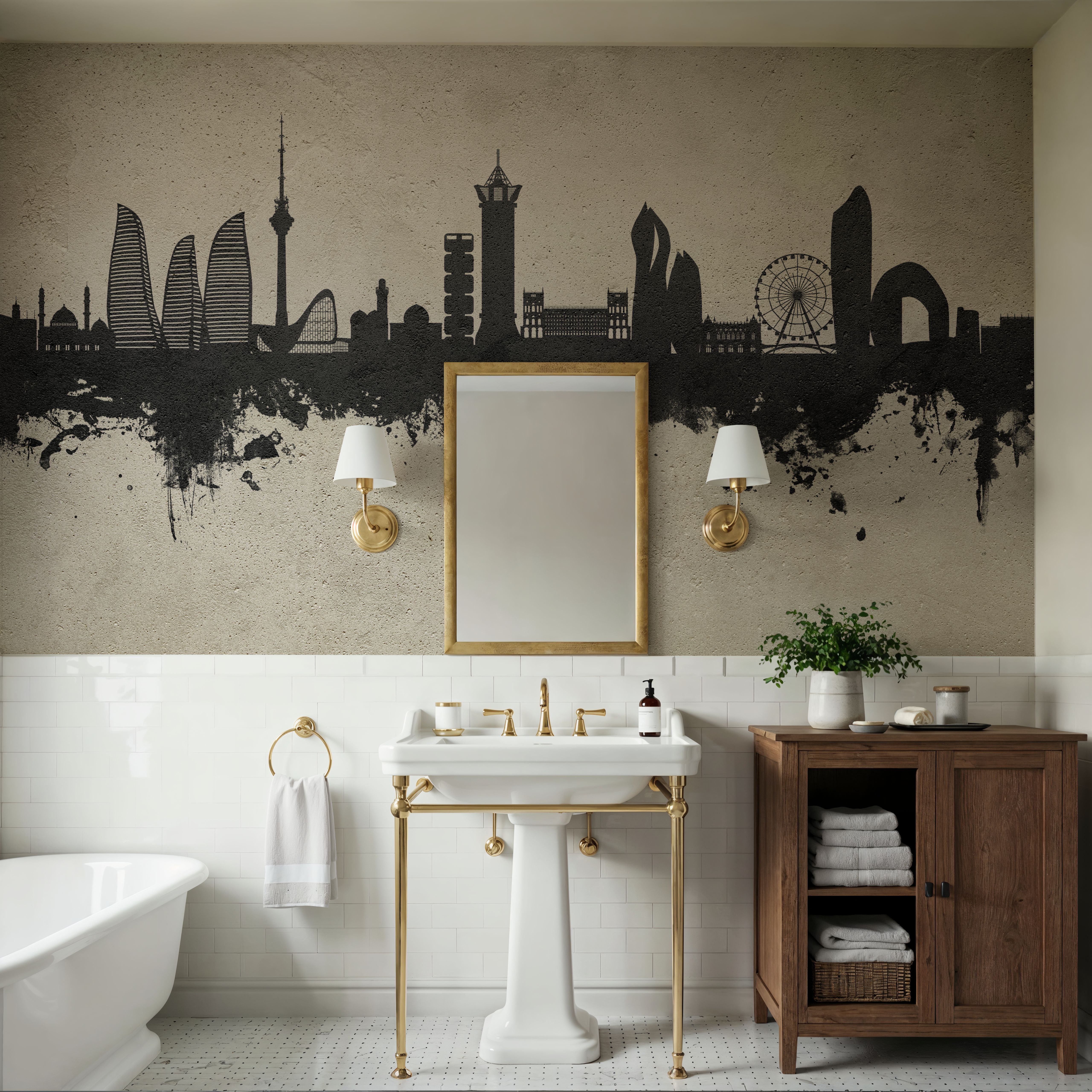 Baku Skyline Concrete