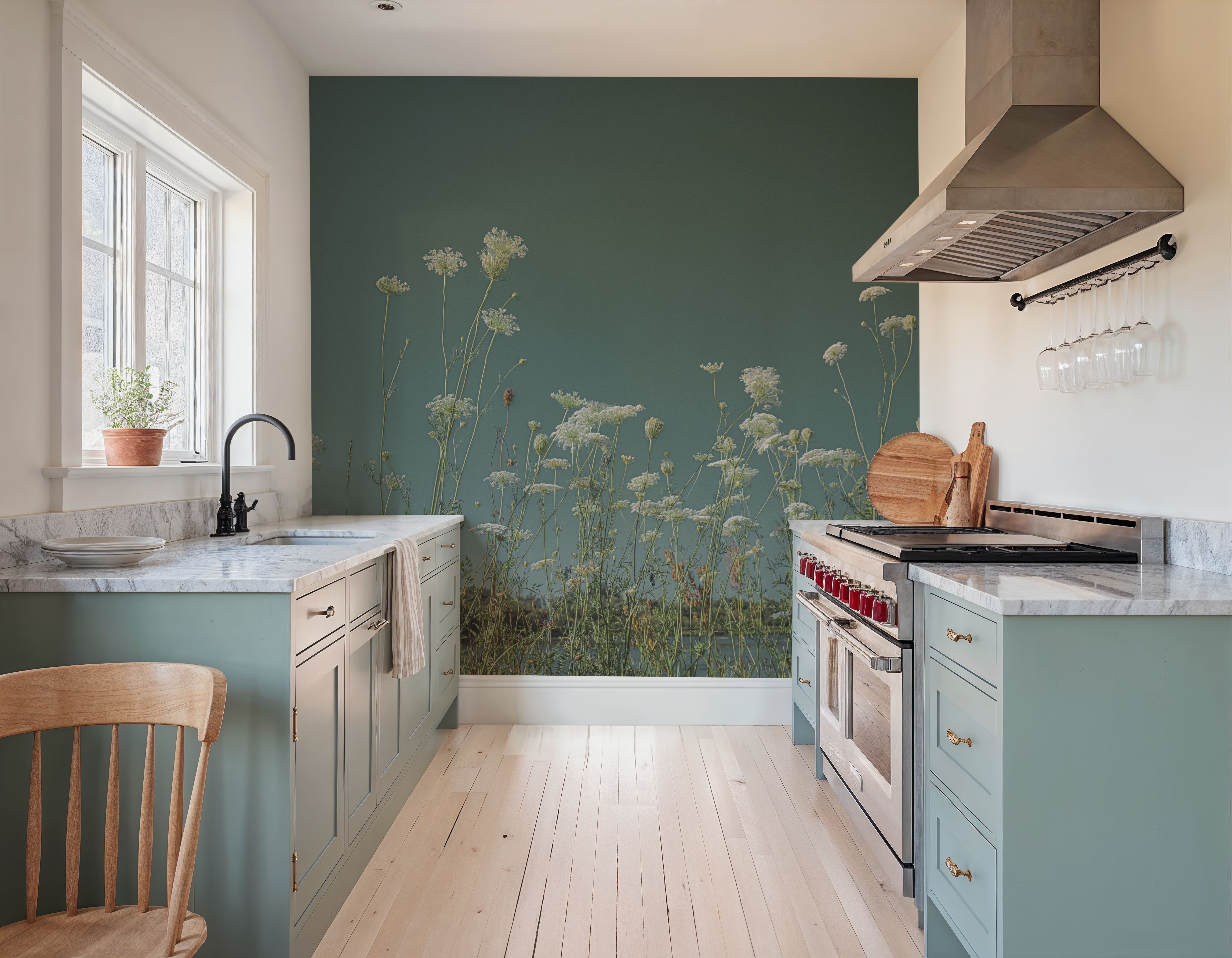 Wild Flowers Dance, Wallpaper