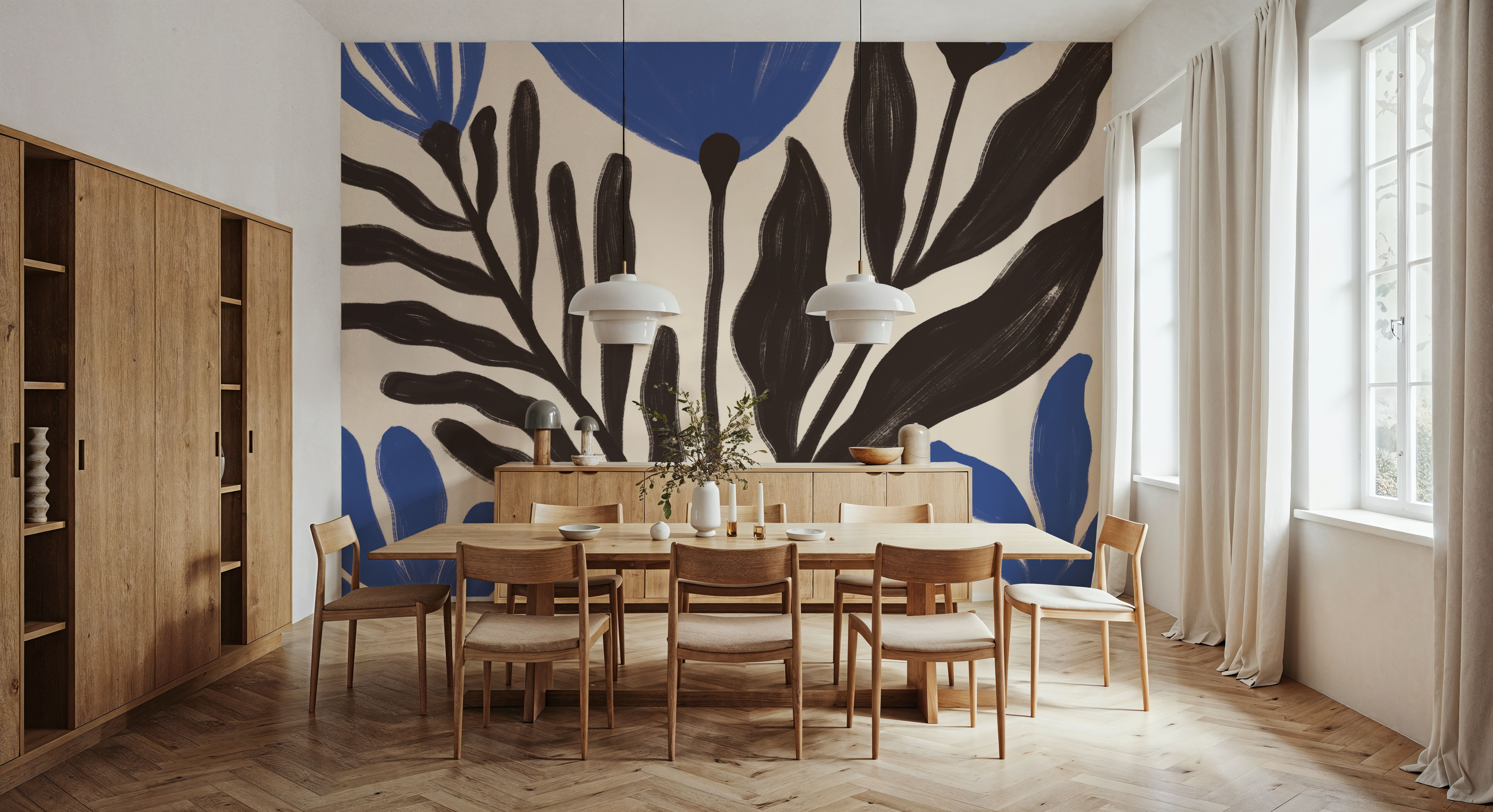 Simple Petals II Blue