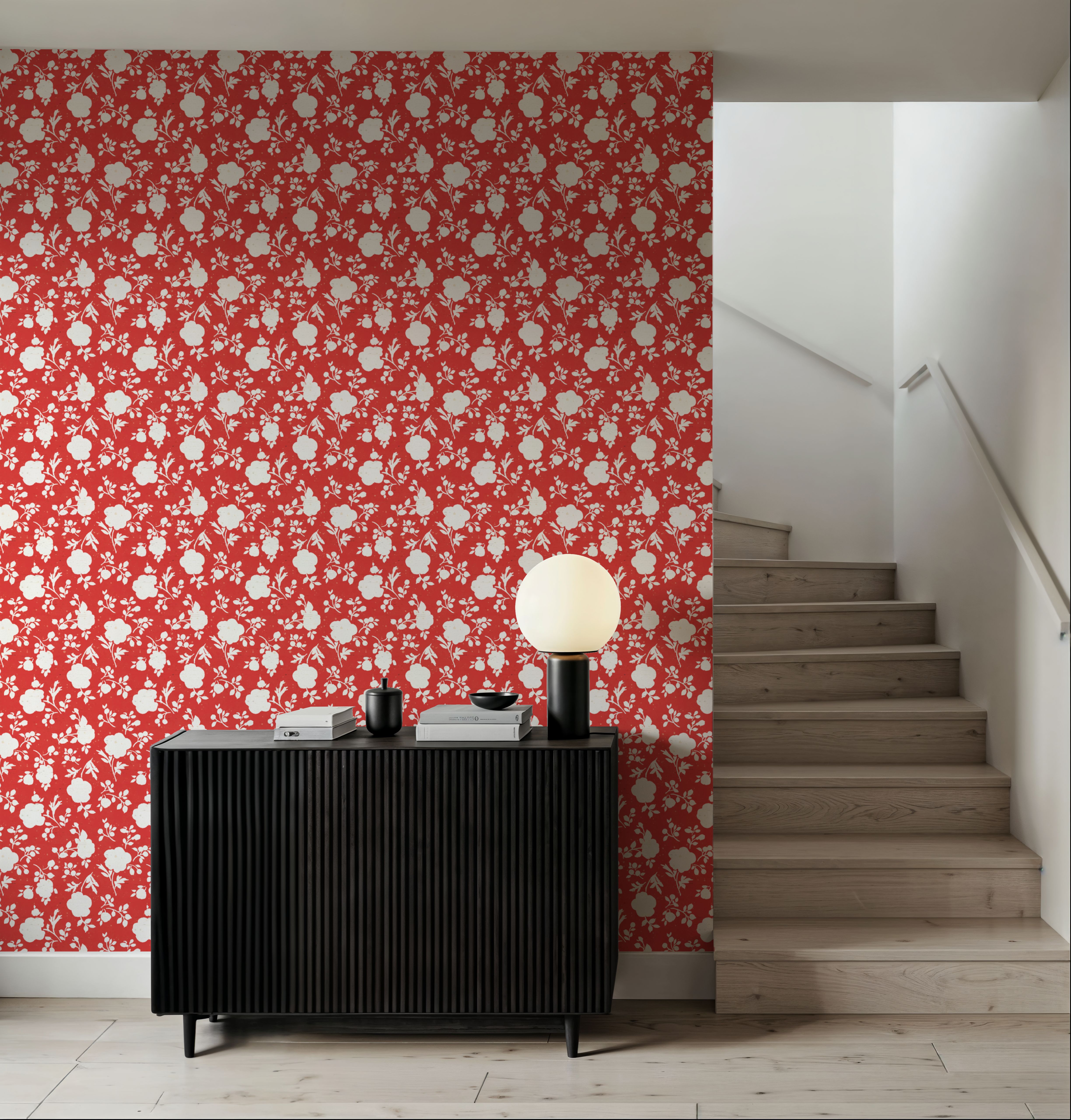 Country Flowery Red