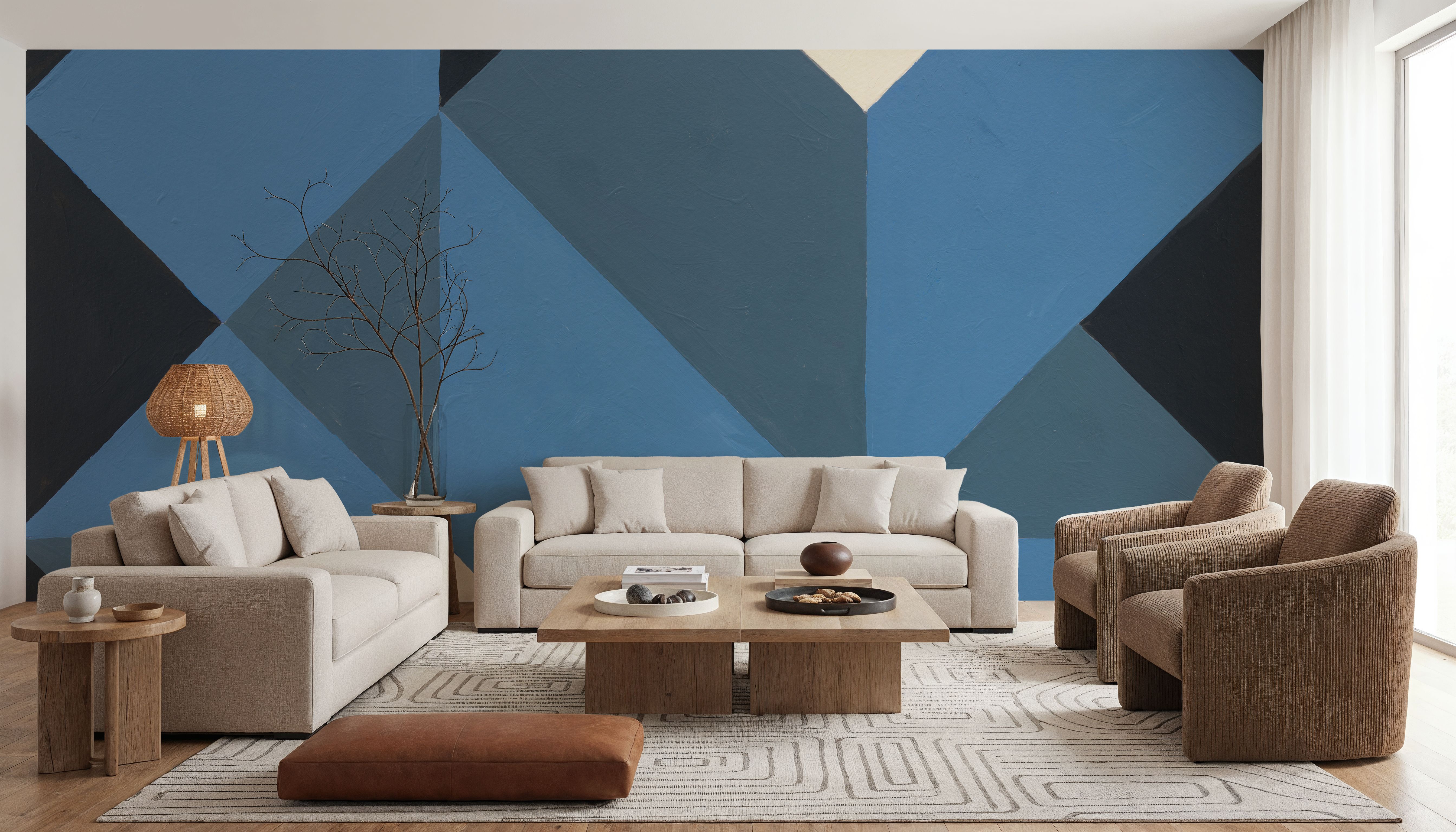 Traingles Up, Papel pintado