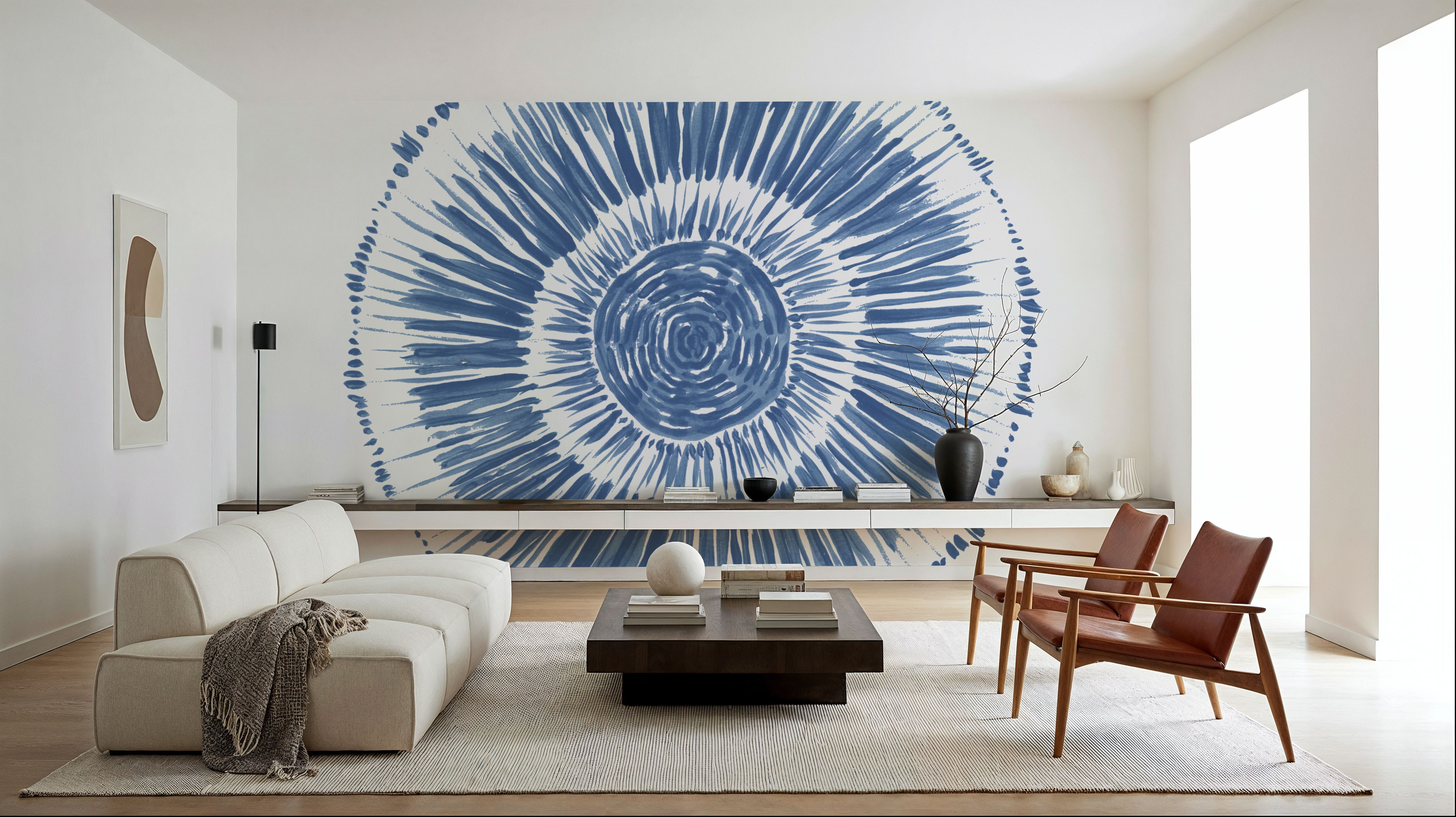 Coastal Block Print I Blue