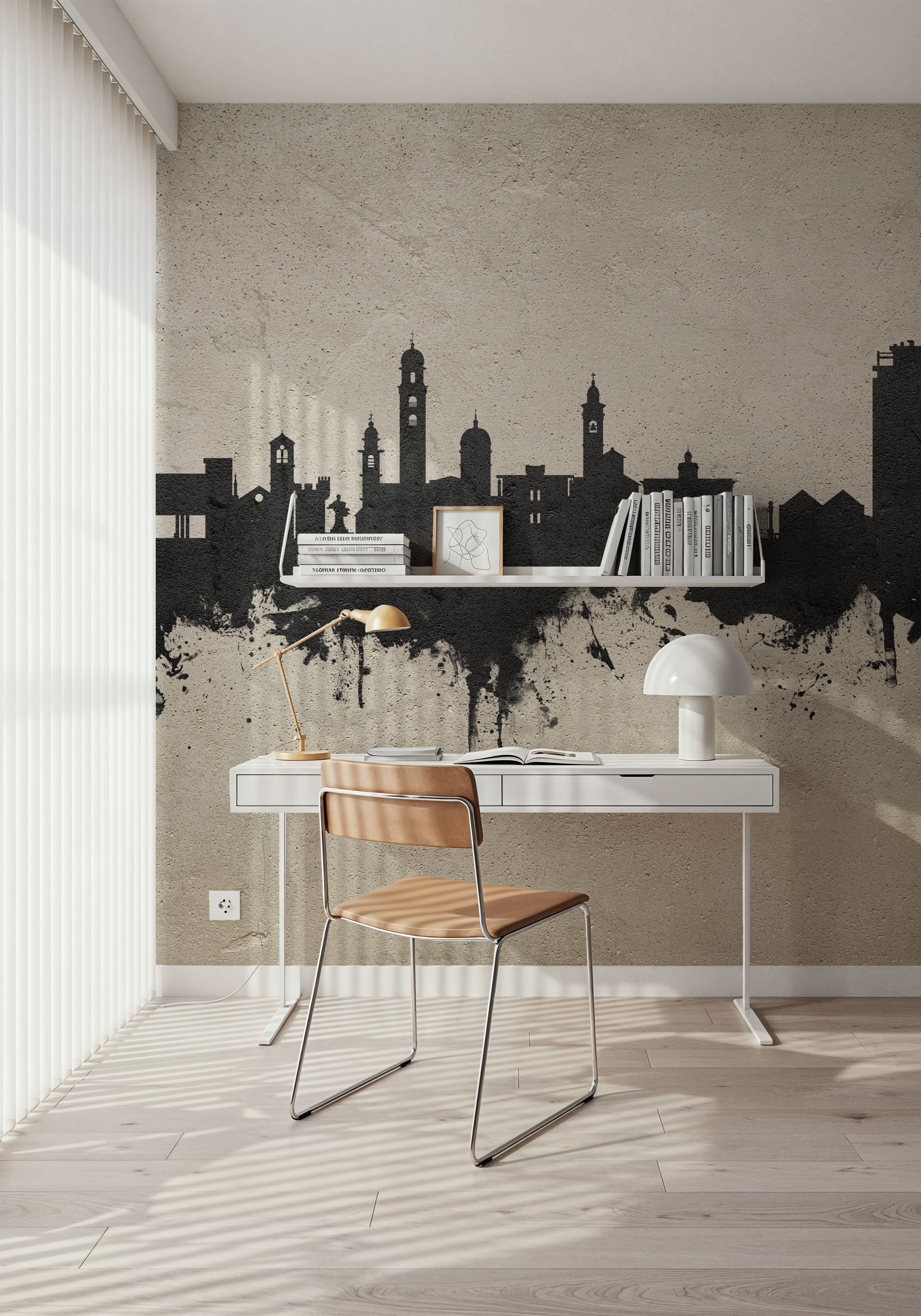 Lugano Switzerland Skyline Concrete