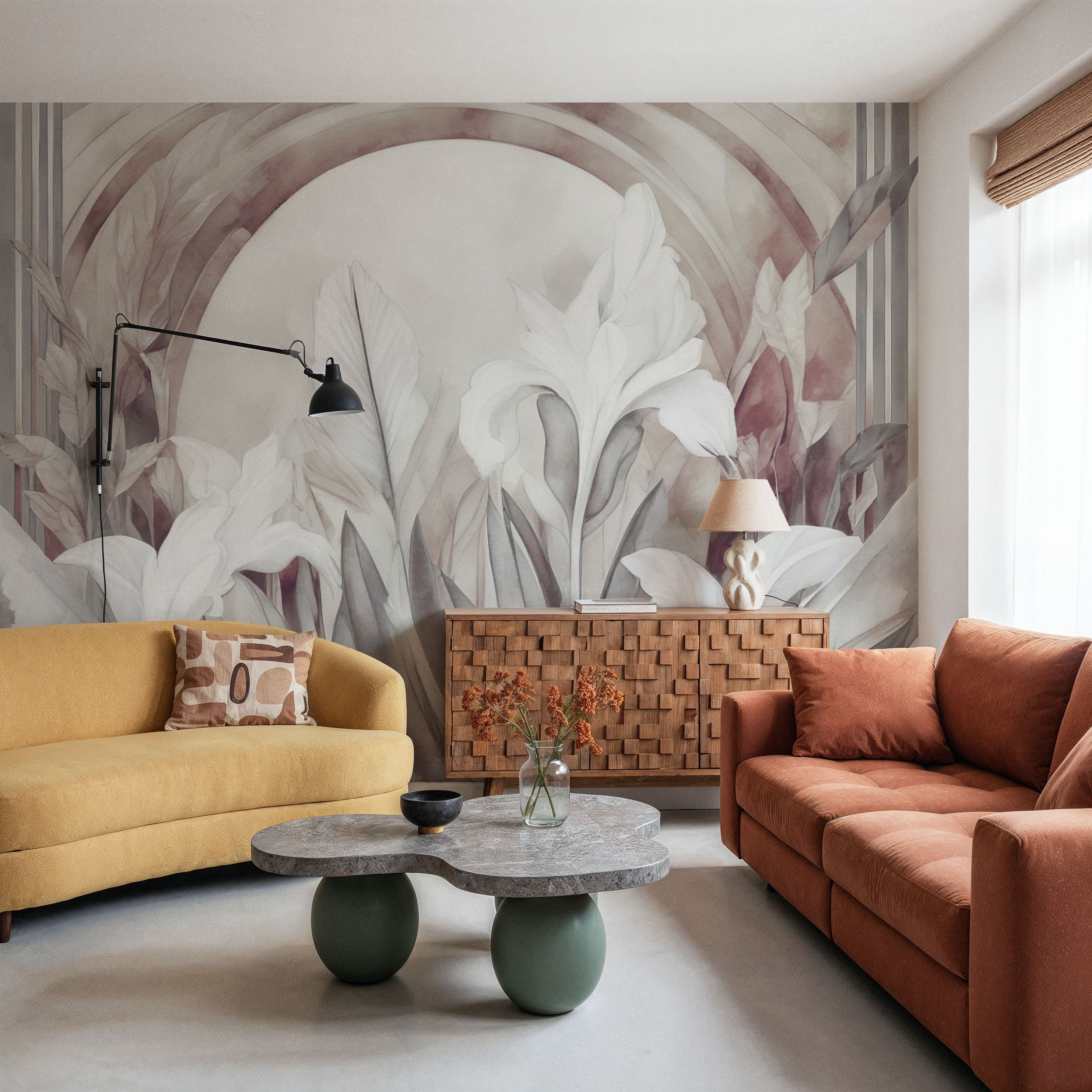 Irises at Sunrise Red