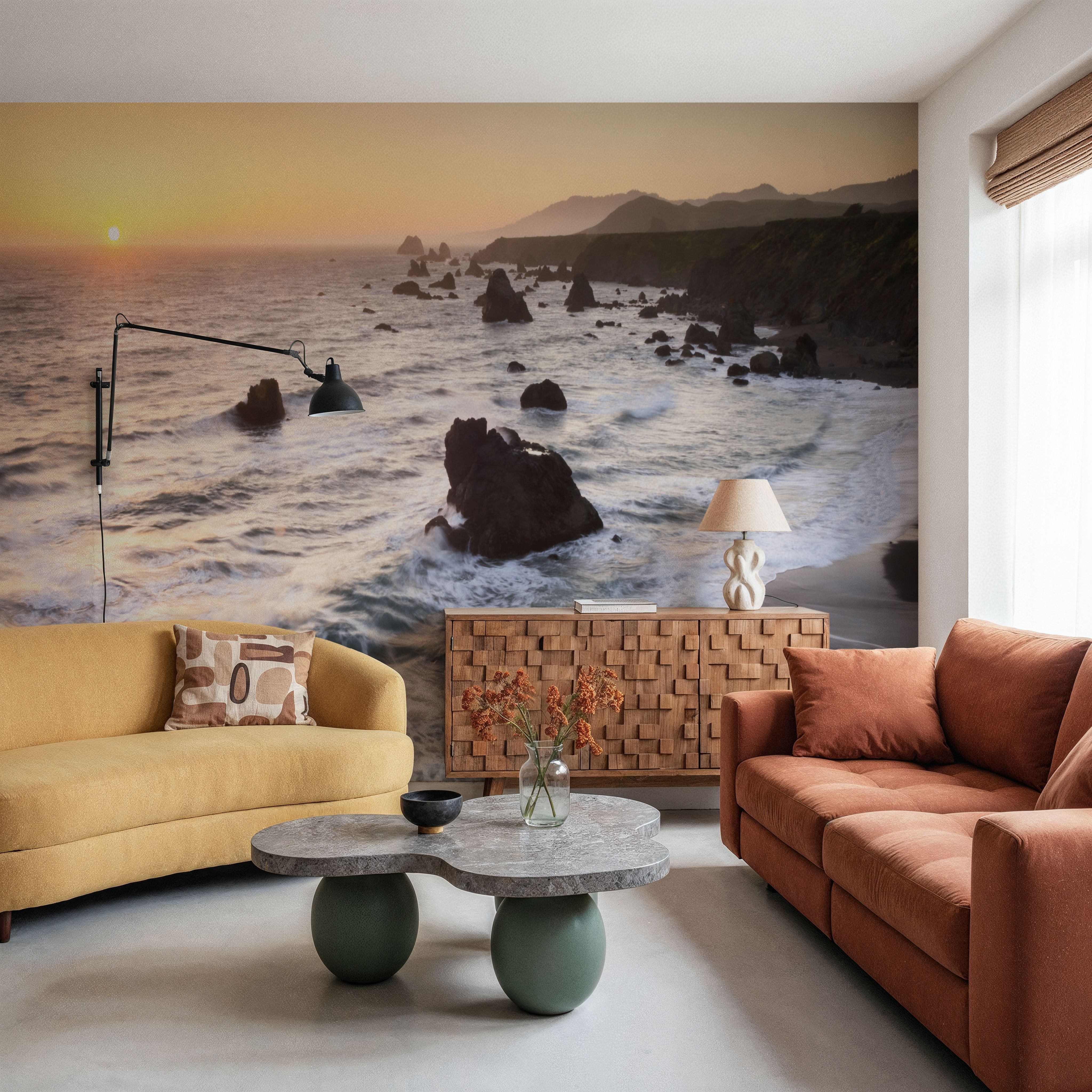 Sonoma Coast Sunset Square