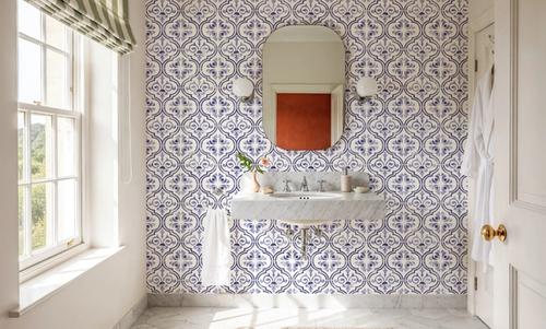 Botanical Blue Tiles
