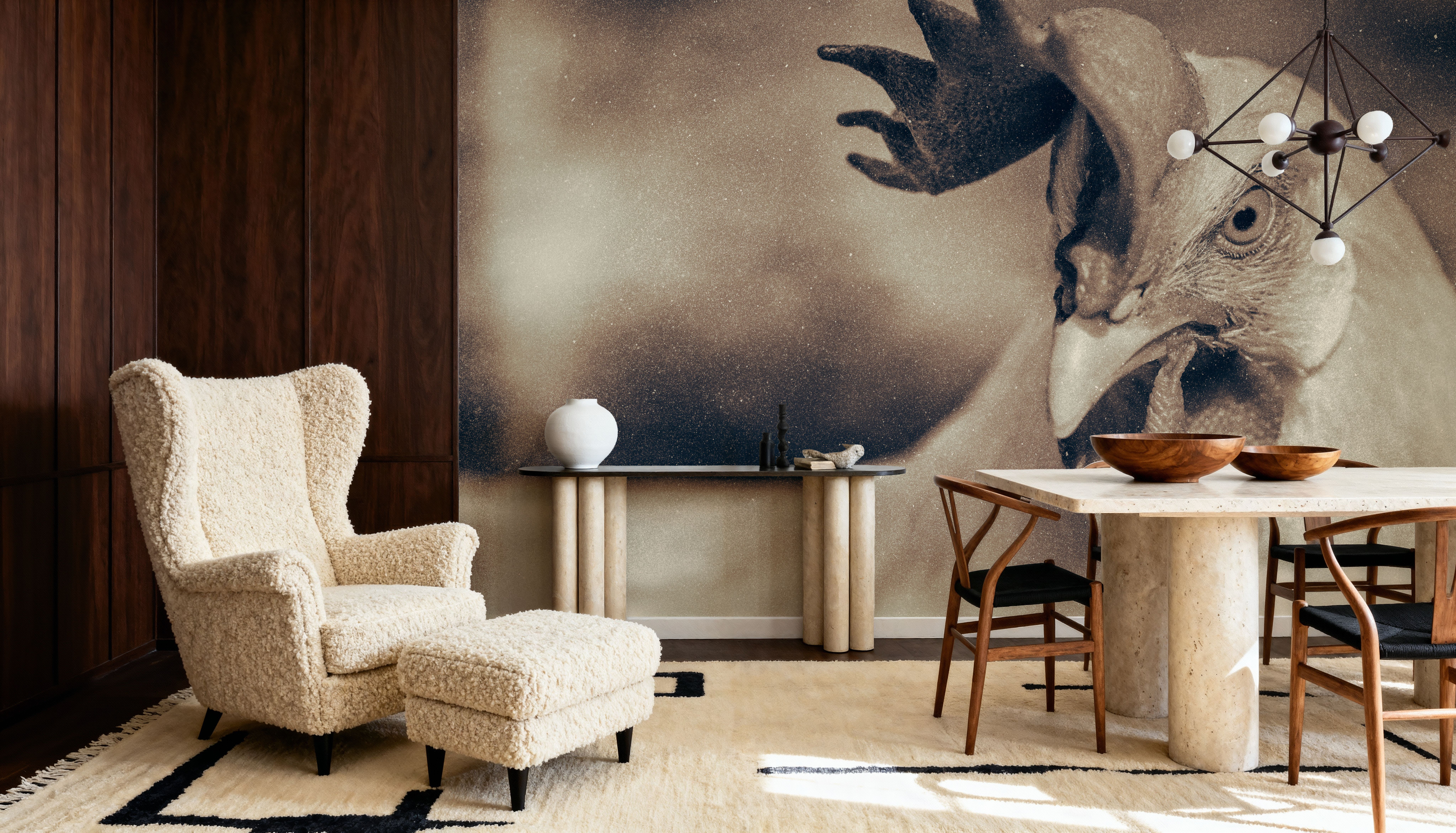 Chicken in the Sun II Sepia