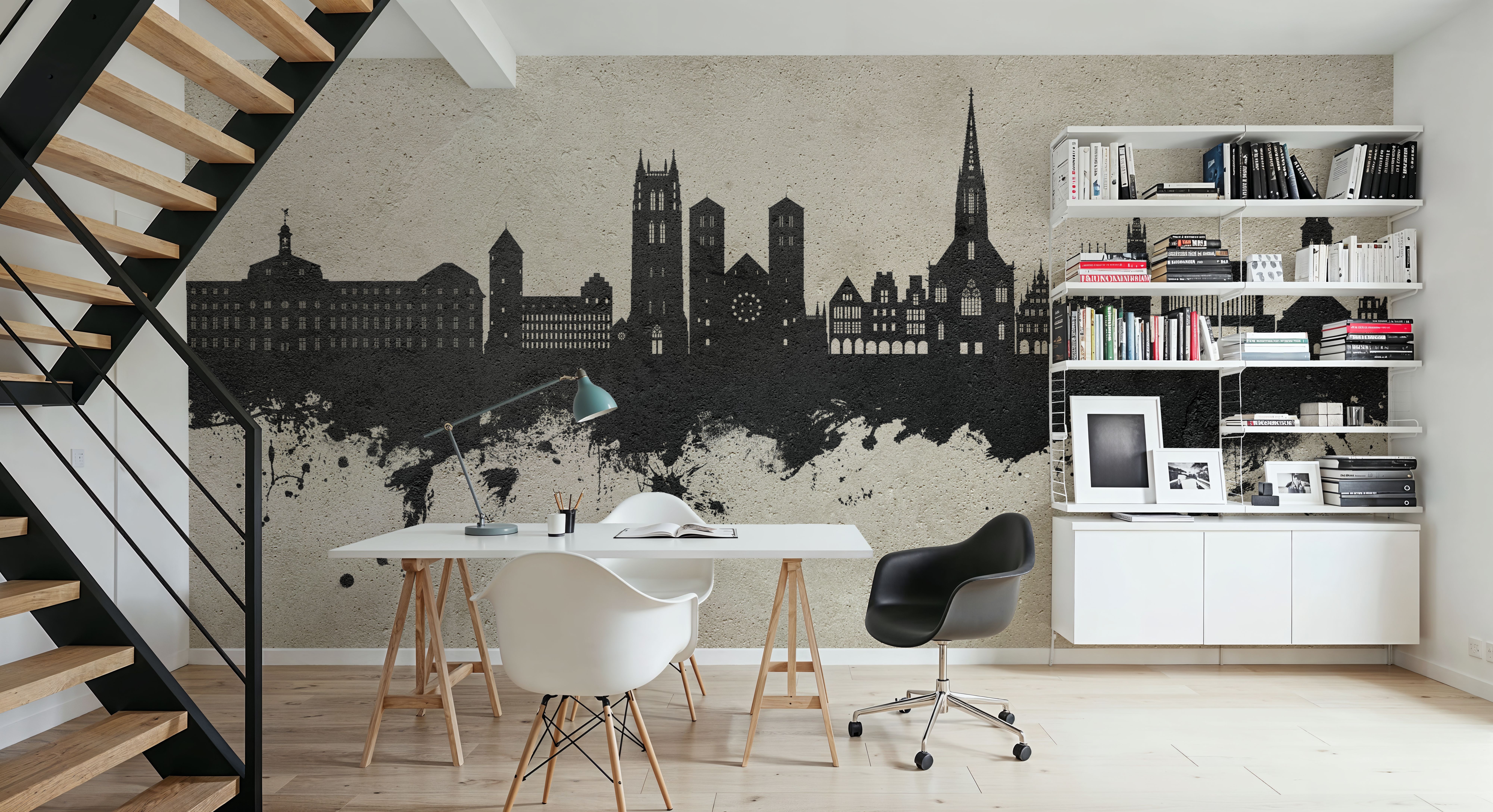 Münster Germany Skyline Concrete