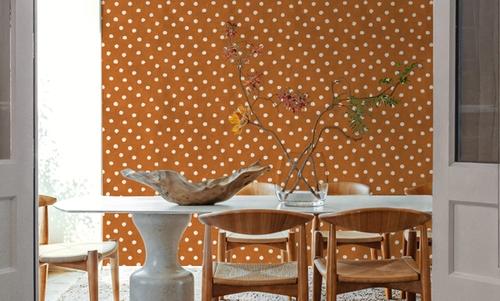 Autumn Dots Light Brown
