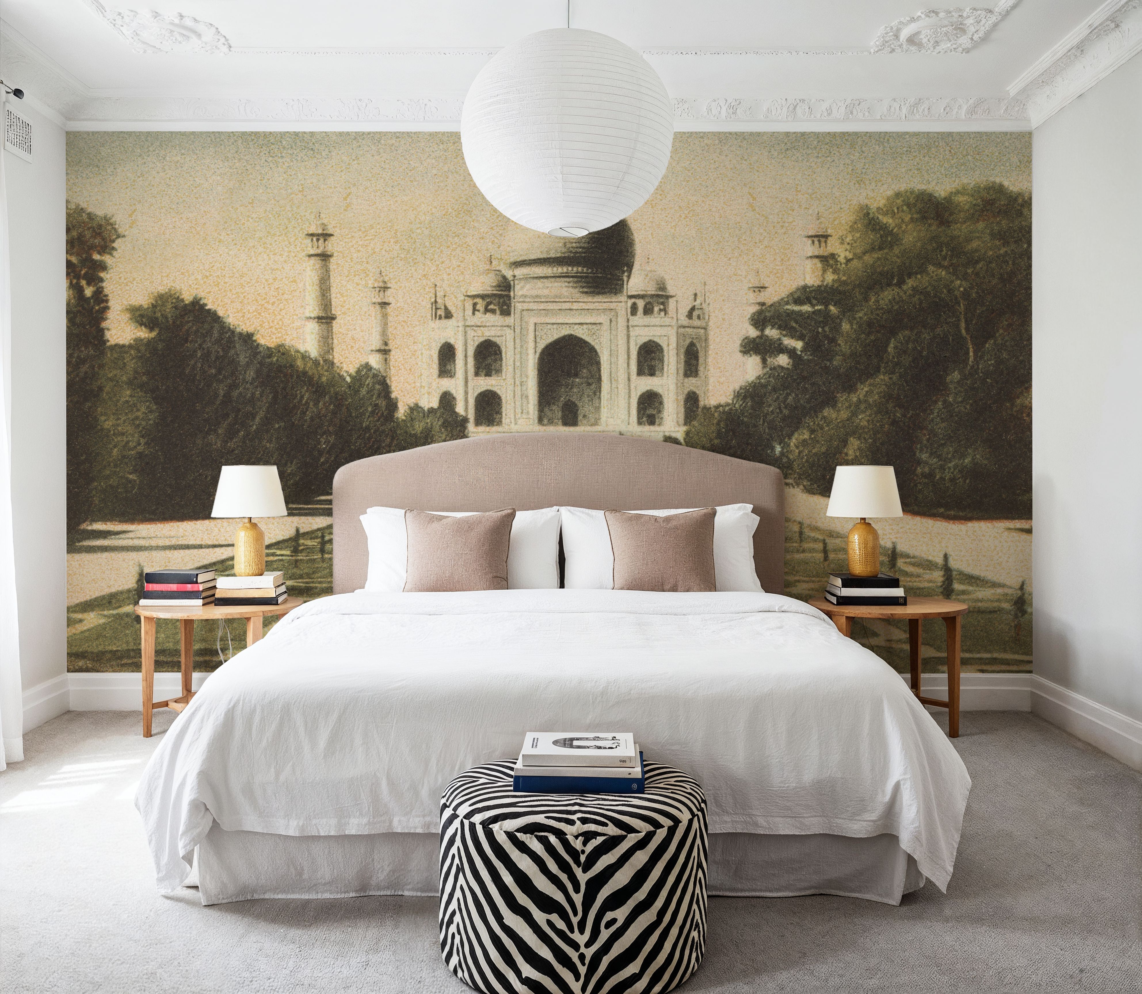 Taj Mahal Postcard - Screenprint