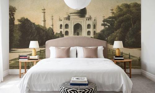 Taj Mahal Postcard - Screenprint