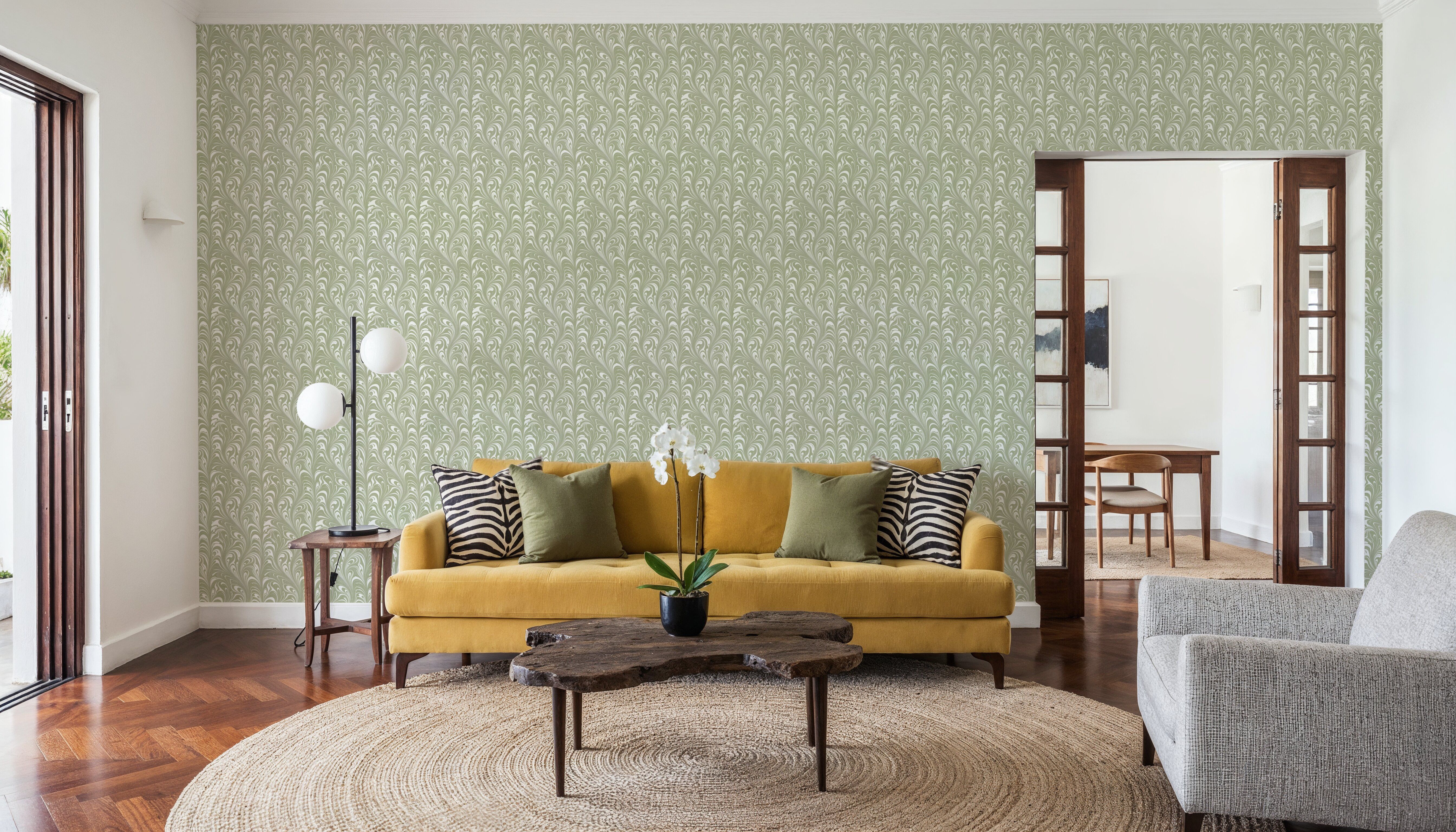 Marbelized Flow, Pistachio